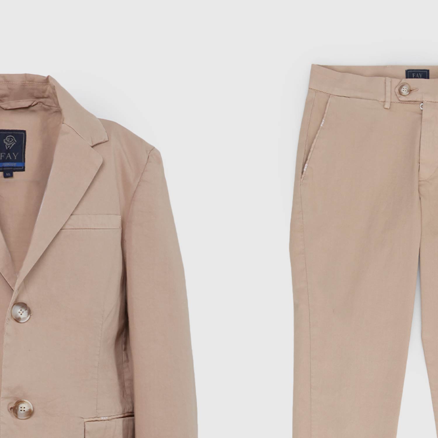 vestito giacca e pantalone cammello bambino - annameglio.com abbigliamento moda