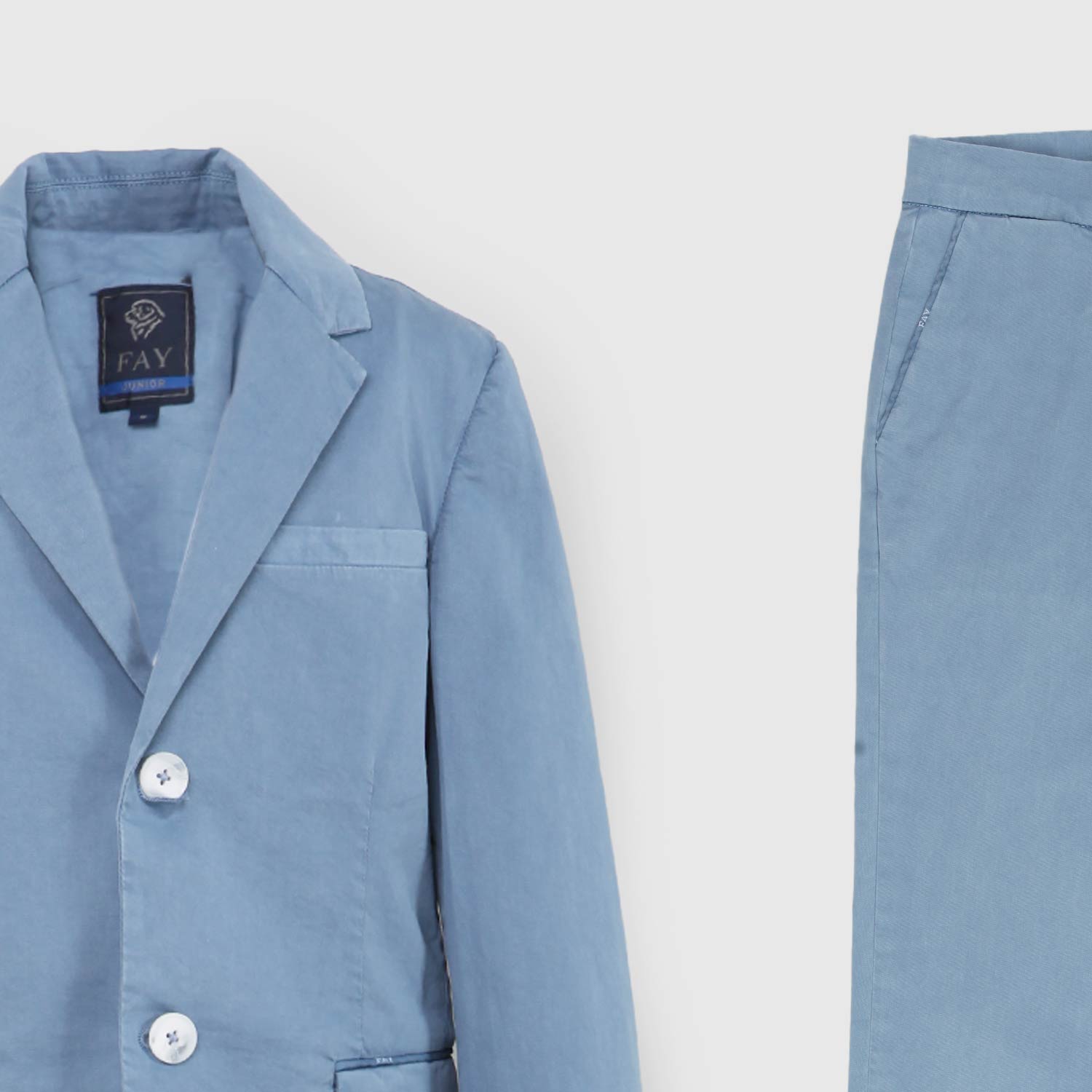 vestito giacca e pantalone celeste bambino - annameglio.com abbigliamento moda