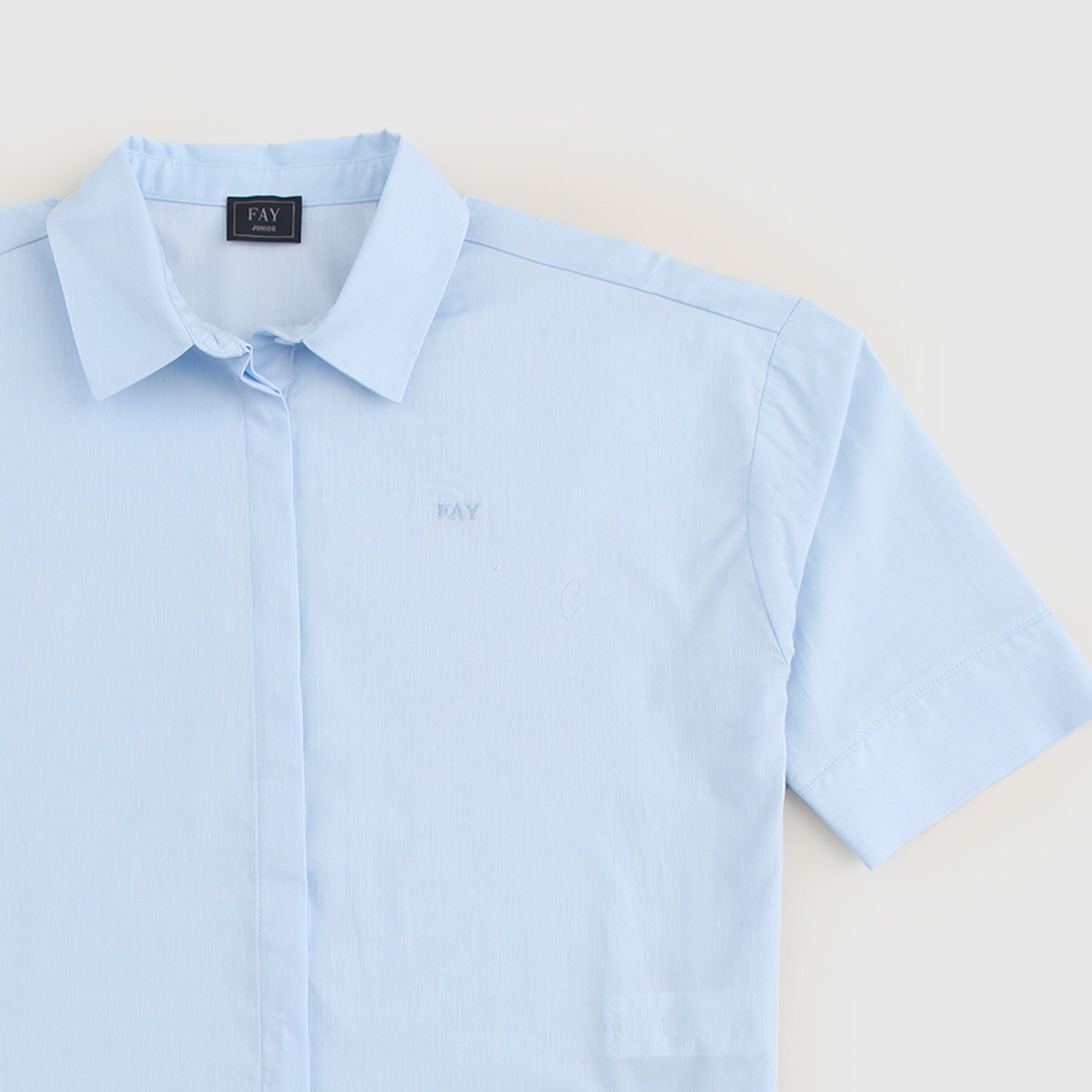 camicia celeste oversize - annameglio.com abbigliamento moda