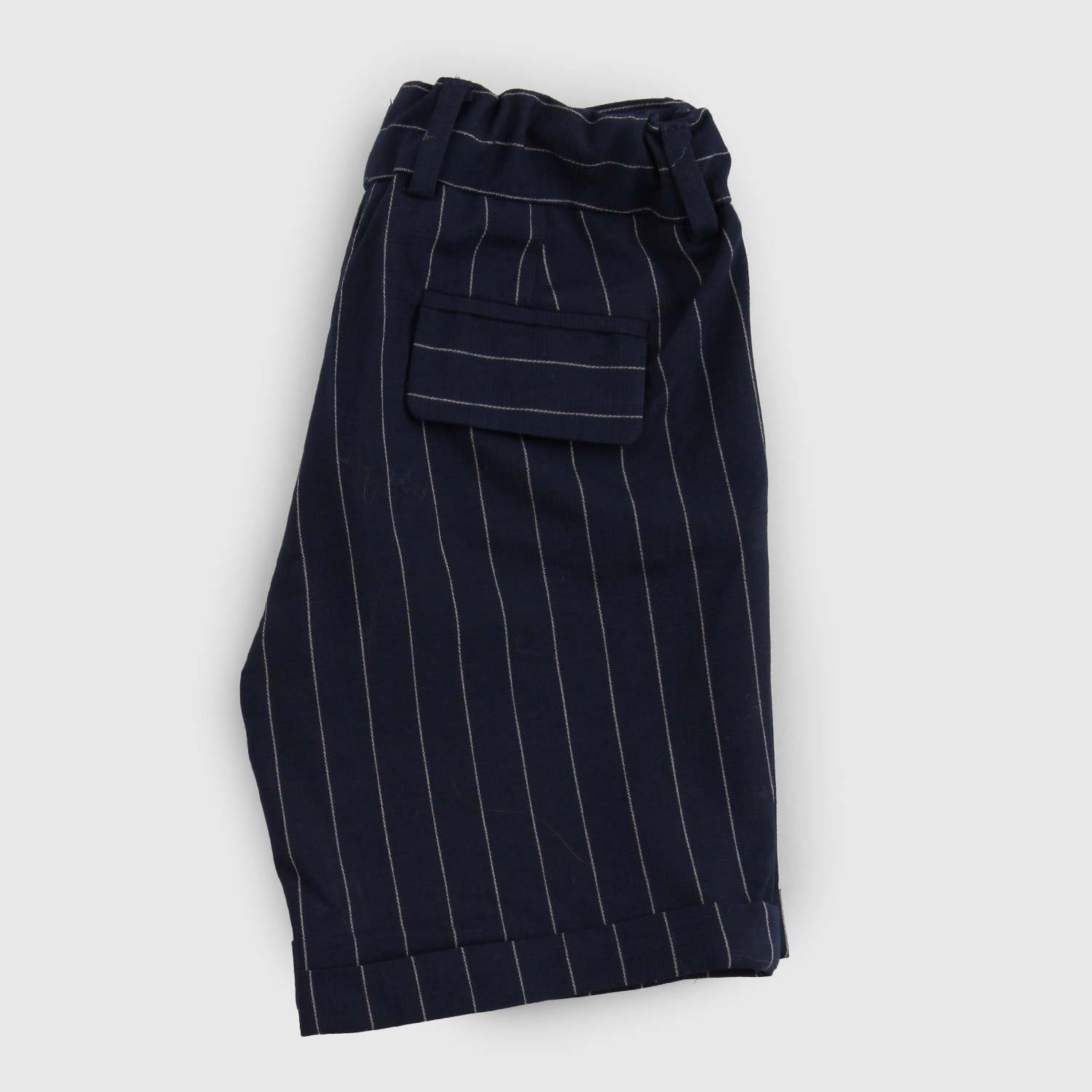 pantaloncino blu righe beige neonato - annameglio.com abbigliamento moda