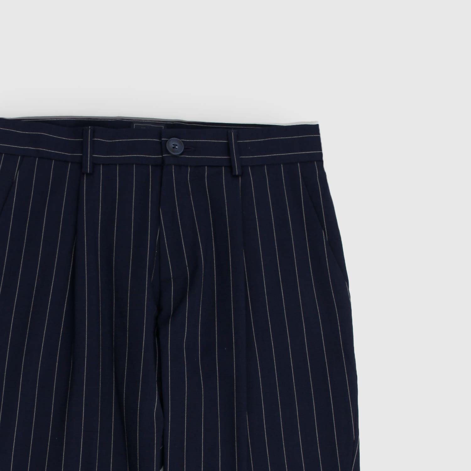 pantalone blu righe beige - annameglio.com abbigliamento moda