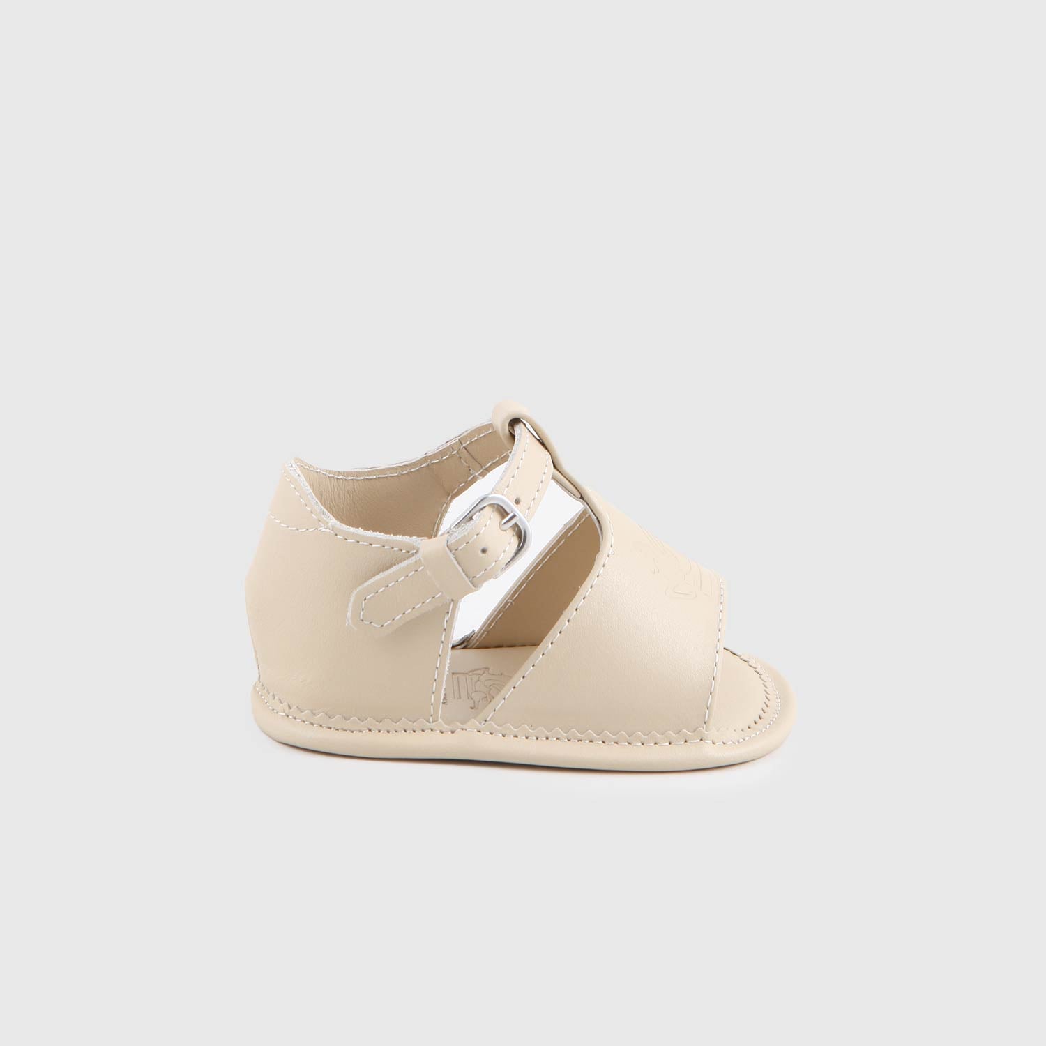 sandali in cuoio beige neonati - annameglio.com abbigliamento moda