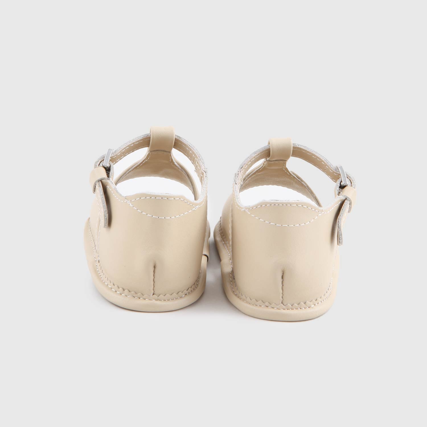 sandali in cuoio beige neonati - annameglio.com abbigliamento moda