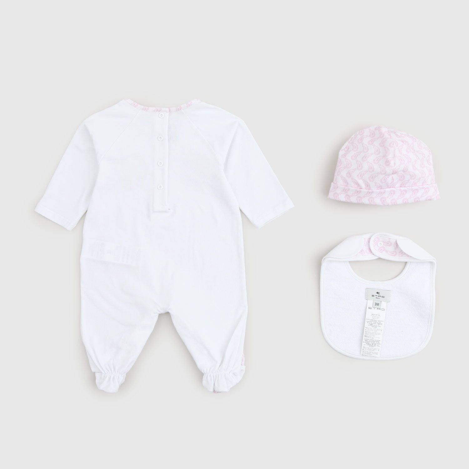 set rosa coordinato neonata - annameglio.com abbigliamento moda