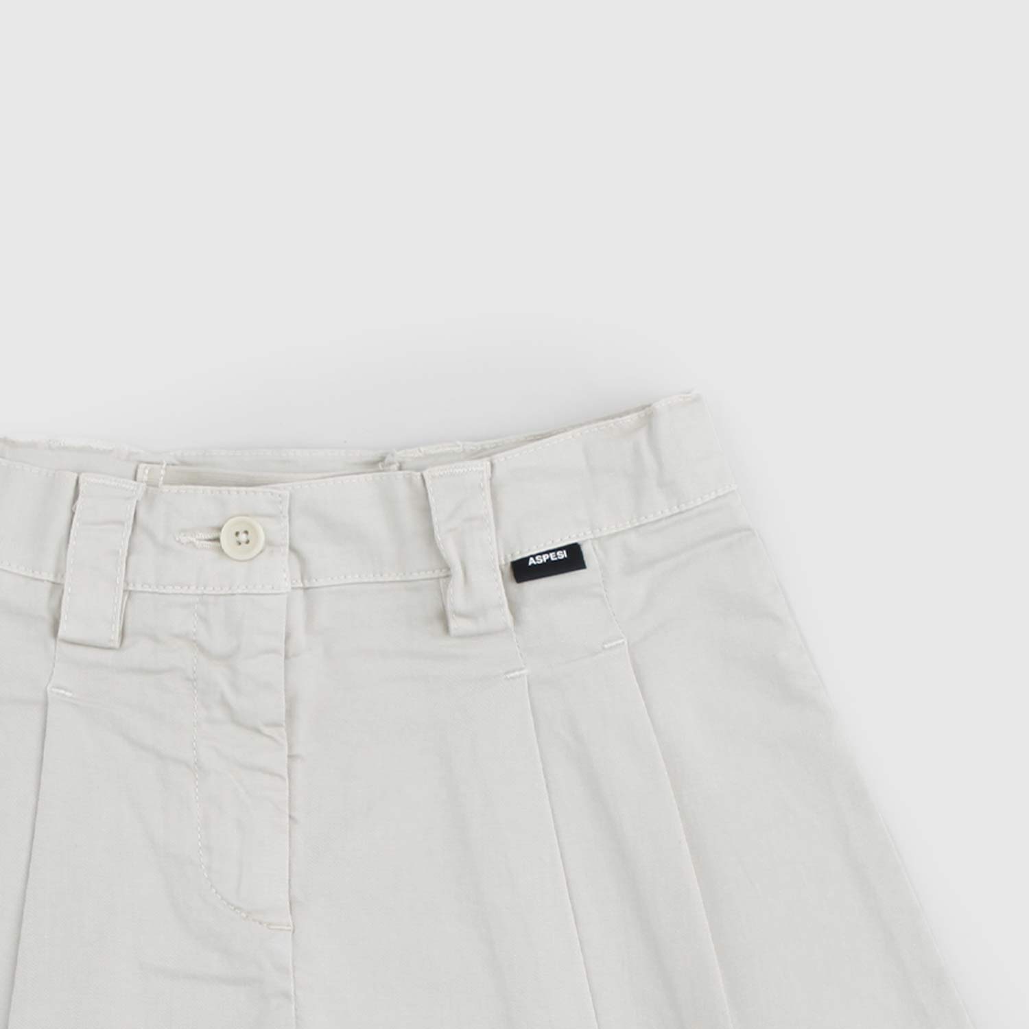 Gonna grigio chiaro di jeans plissettata - annameglio.com abbigliamento moda