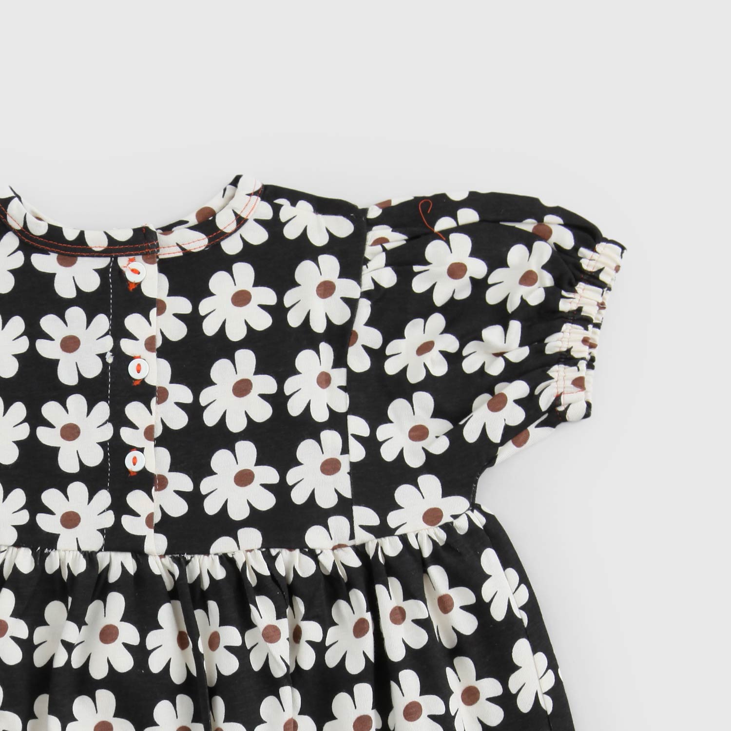 vestitino nero stampa fiori neonata - annameglio.com abbigliamento moda