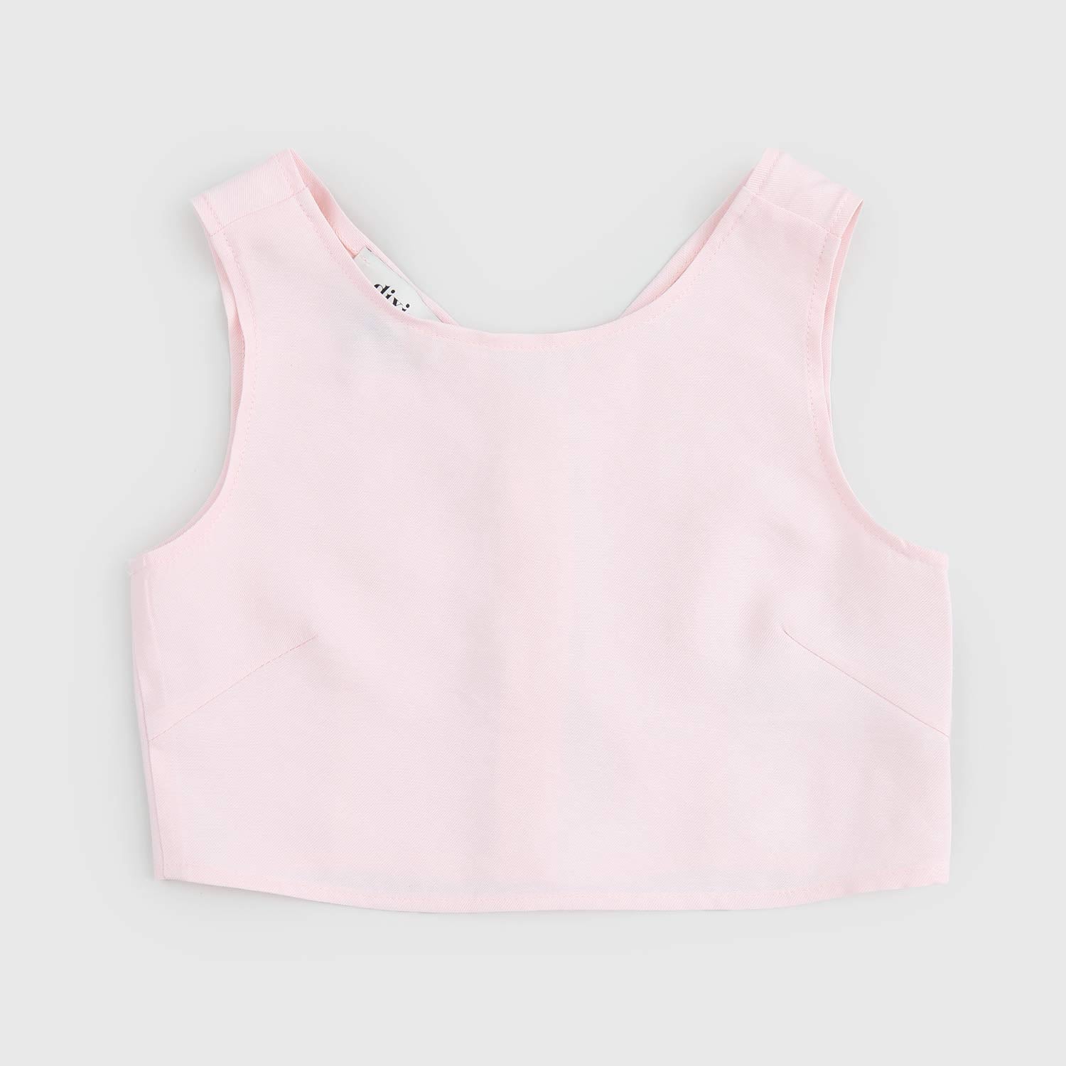 t-shirt rosa crop bambina e ragazza - annameglio.com abbigliamento moda