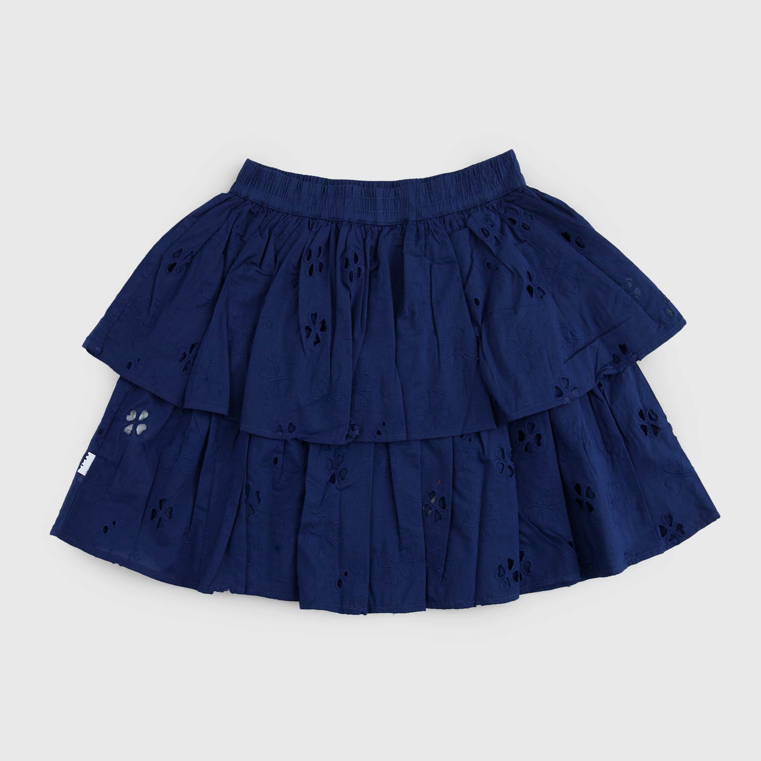 gonna blu con vita elasticizzata bambina - annameglio.com abbigliamento moda