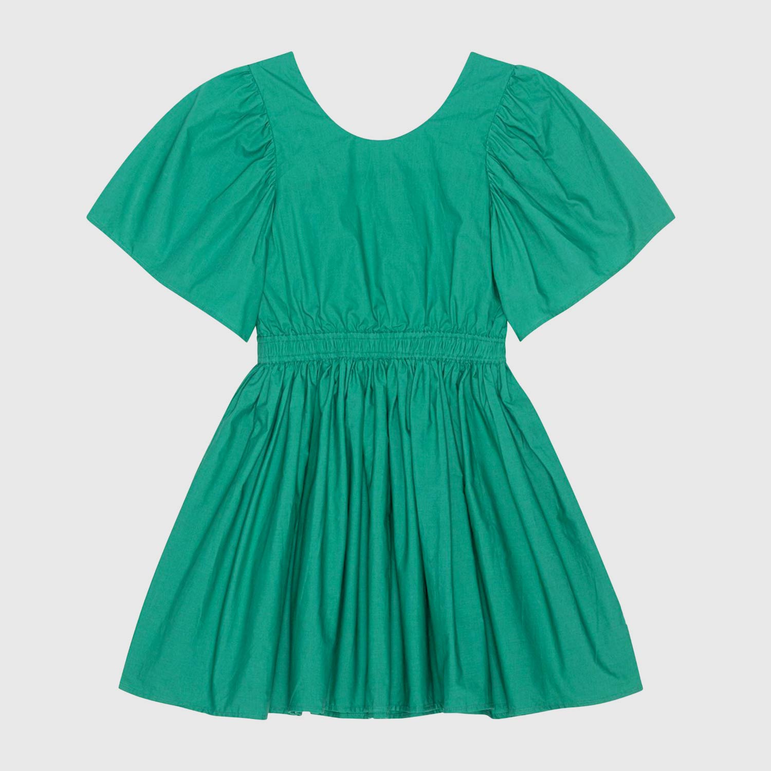 abito verde smeraldo maniche a palloncino ragazza - annameglio.com abbigliamento moda