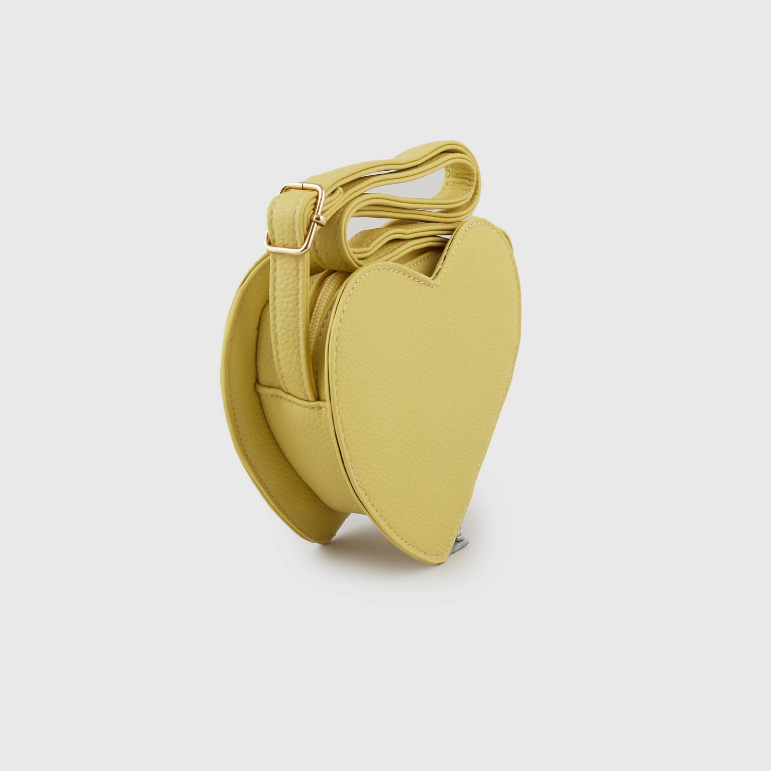 borsa tracolla cuore gialla - annameglio.com abbigliamento moda