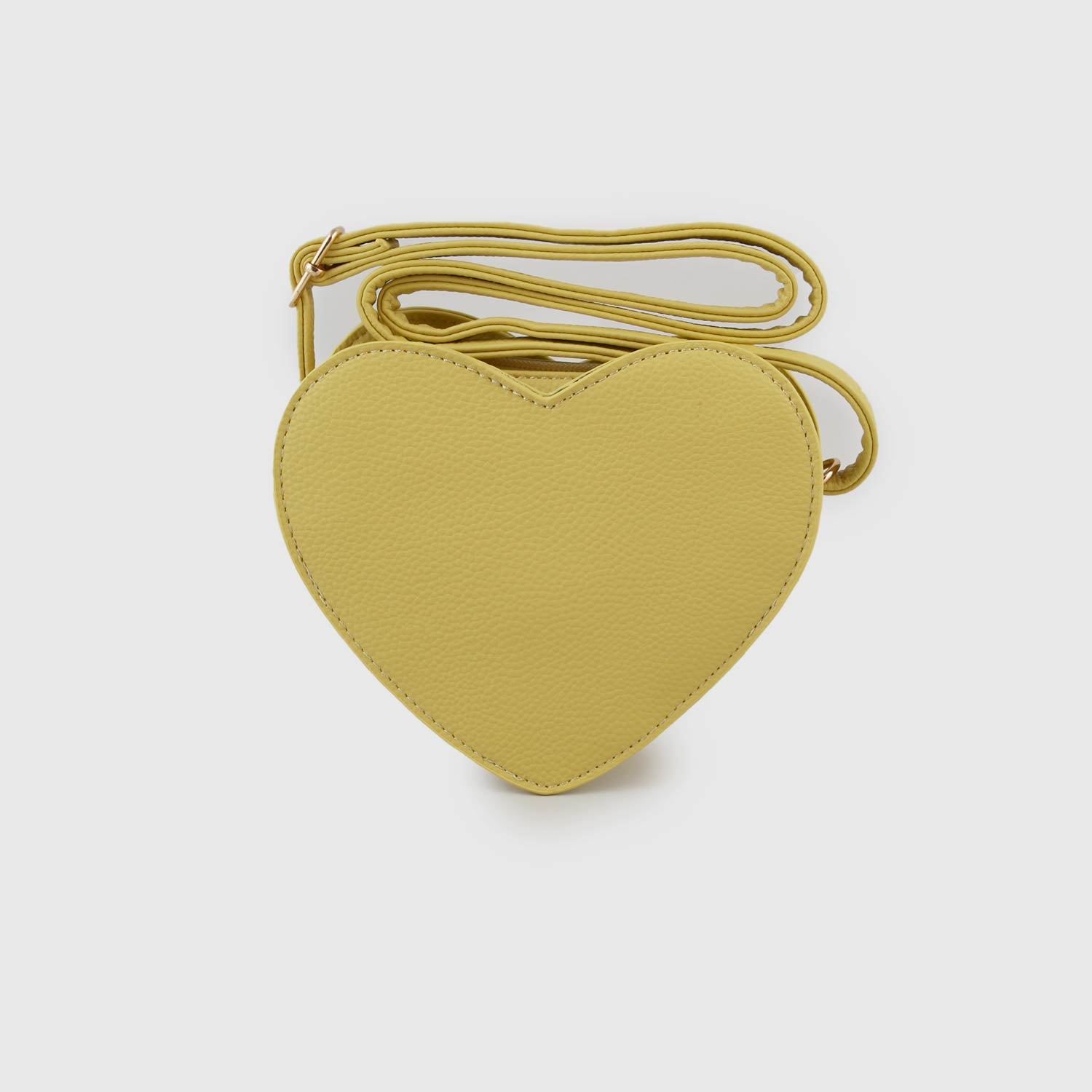 borsa tracolla cuore gialla - annameglio.com abbigliamento moda
