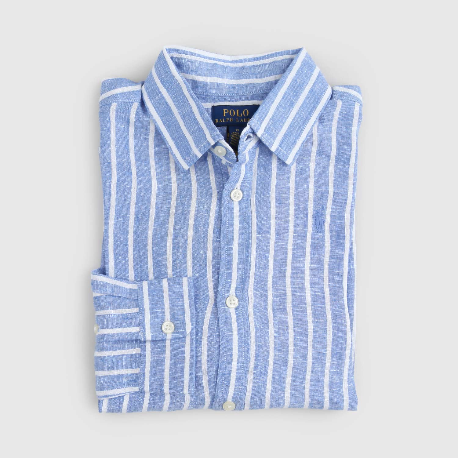 camicia celeste righe bianche ragazzo - annameglio.com abbigliamento moda