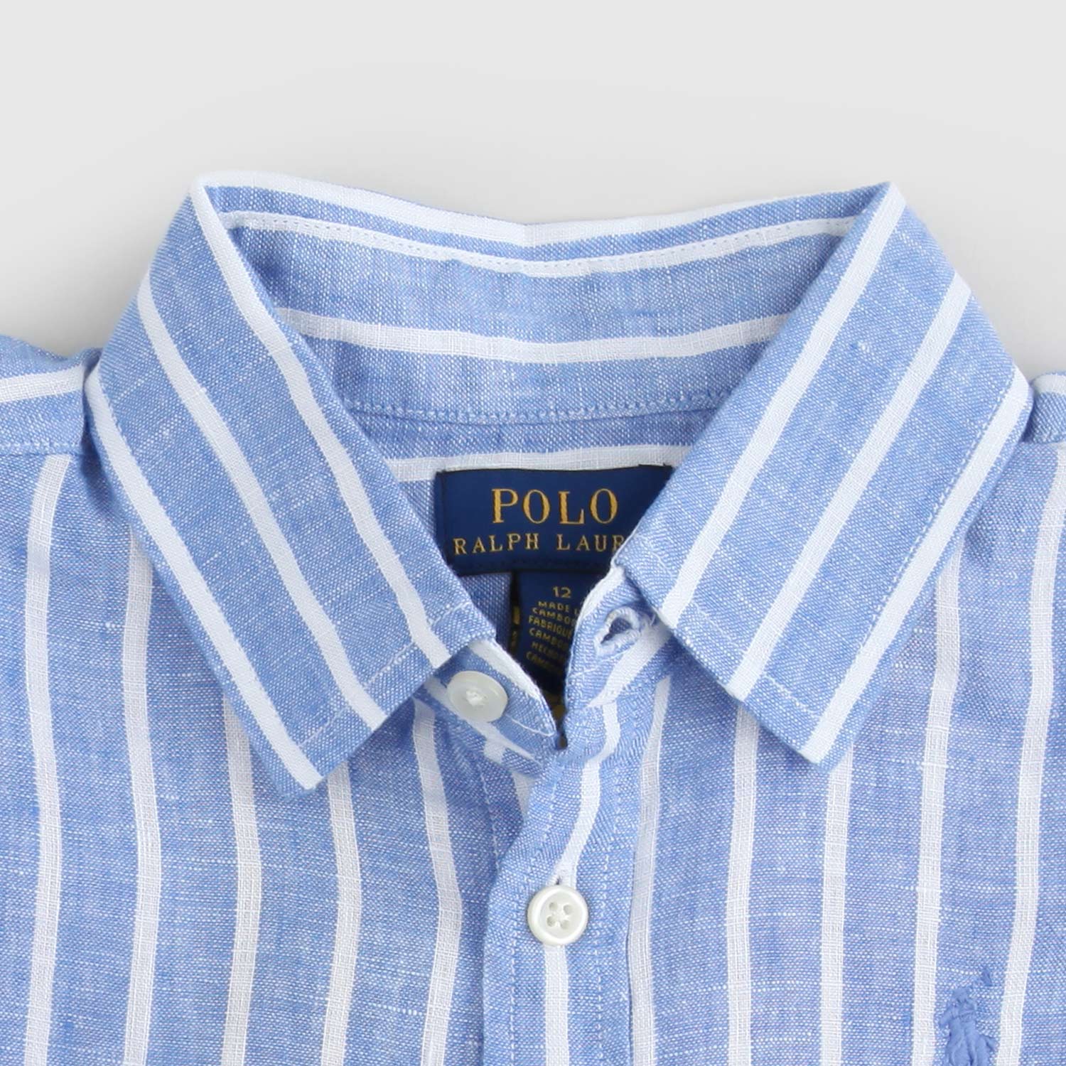 camicia celeste righe bianche ragazzo - annameglio.com abbigliamento moda