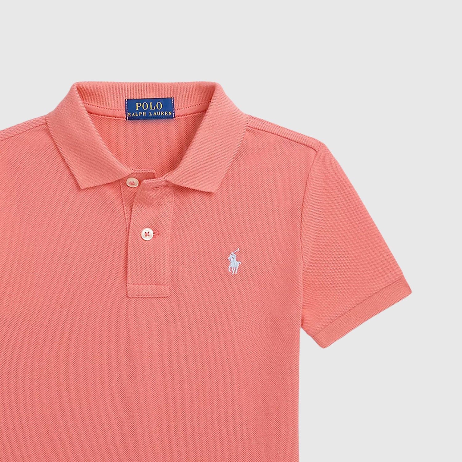 polo rosa con cavallino celeste ragazzo - annameglio.com abbigliamento moda