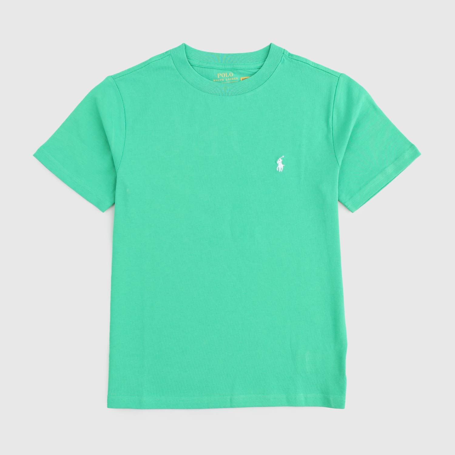t-shirt verde con cavallino bianco ragazzo - annameglio.com abbigliamento moda