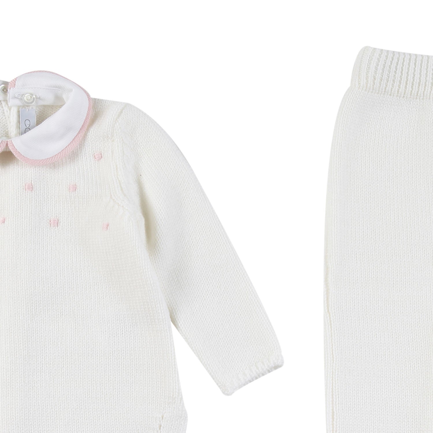Tutina due pezzi Colibri panna e rosa Neonata - annameglio.com abbigliamento moda