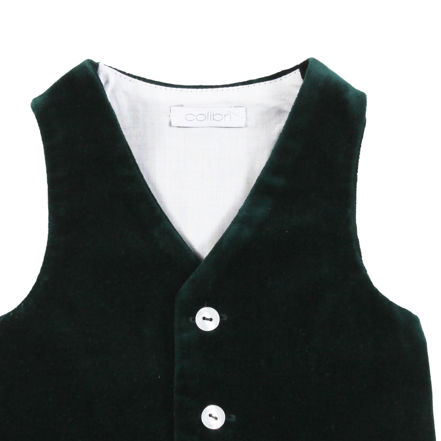 Gilet Colibri velluto verde Bimbo e Neonato - annameglio.com abbigliamento moda