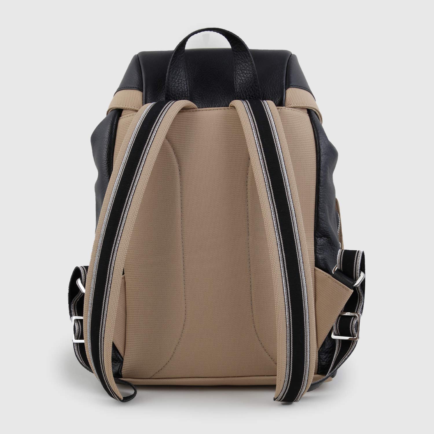 zaino in pelle con finiture in nylon - annameglio.com abbigliamento moda