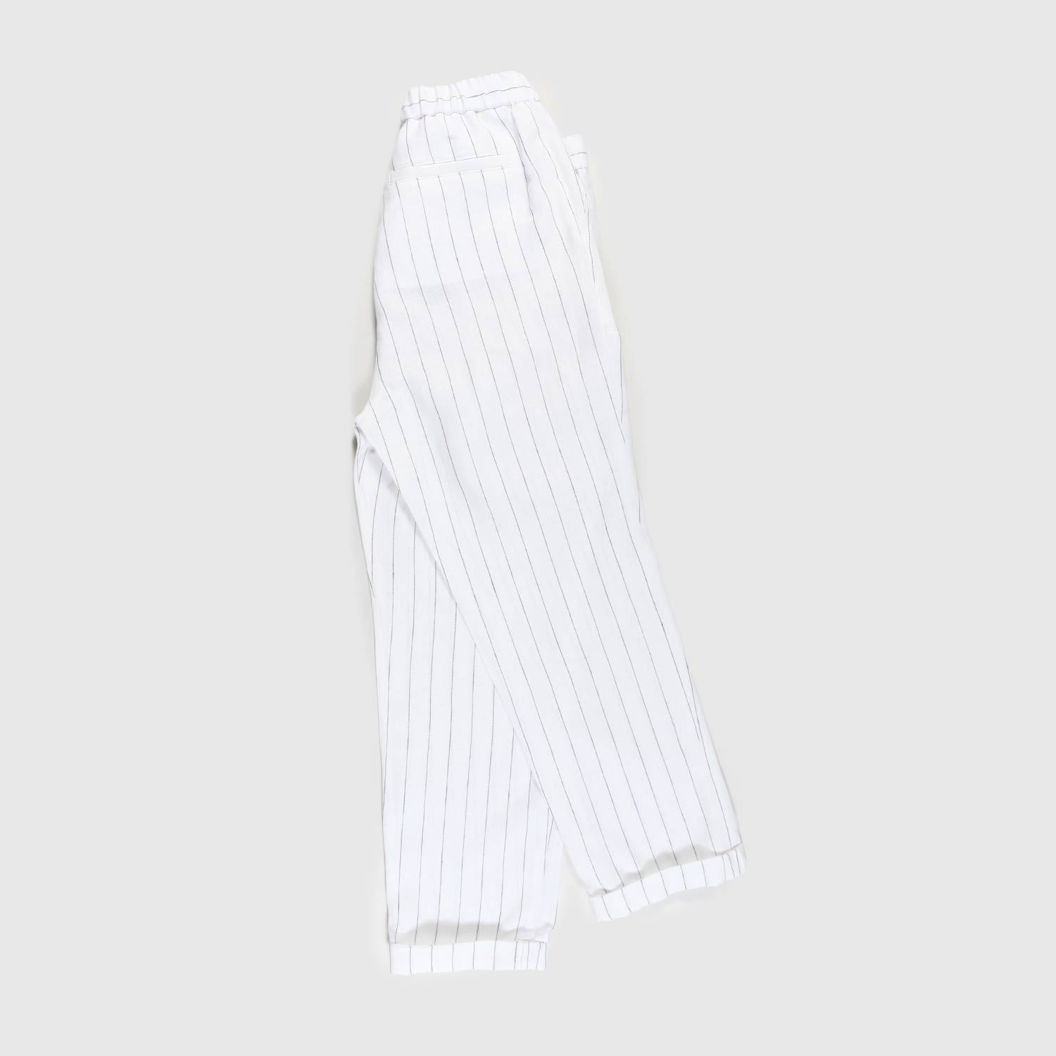 pantalone bianco in lino ragazzo - annameglio.com abbigliamento moda