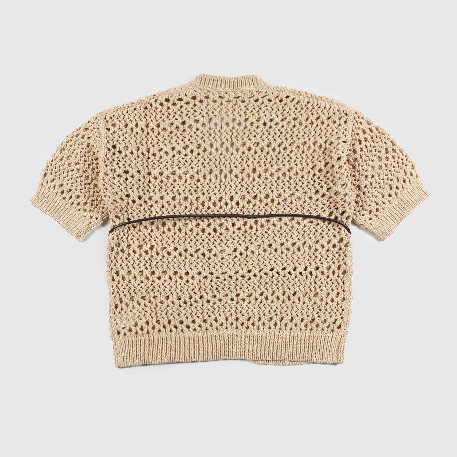 cardigan in maglia traforato marrone ragazza - annameglio.com abbigliamento moda