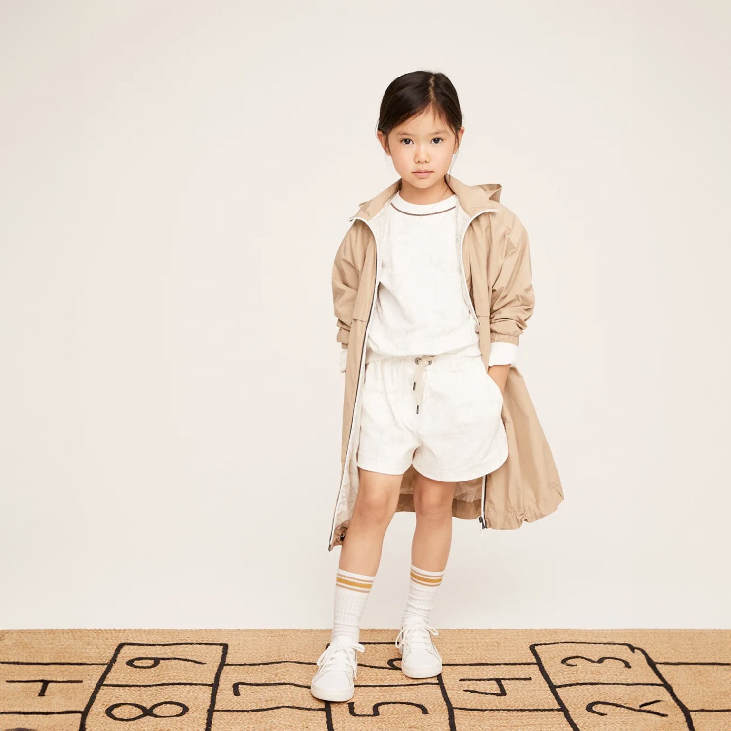 outwear beige ragazza lungo - annameglio.com abbigliamento moda