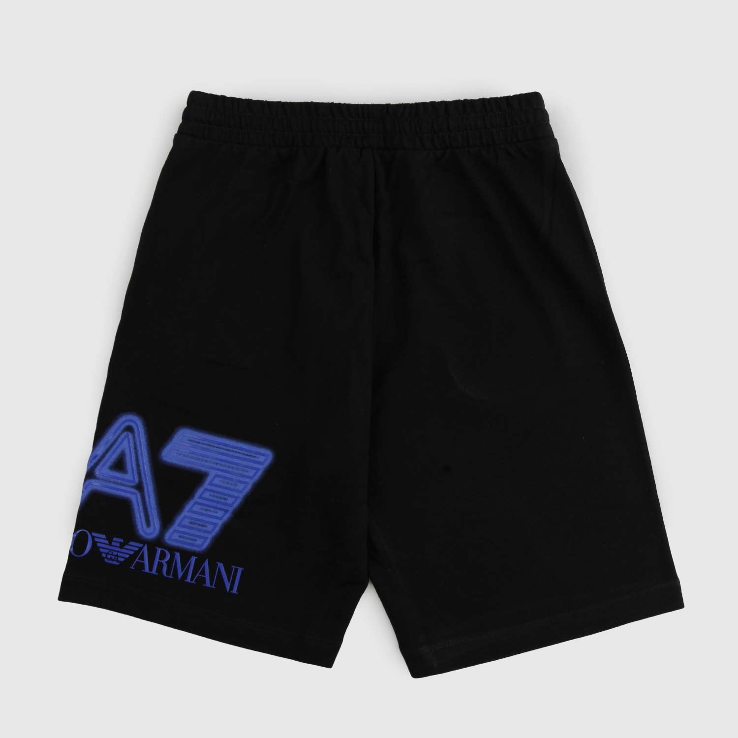 pantaloncino nero logo blu ragazzo - annameglio.com abbigliamento moda