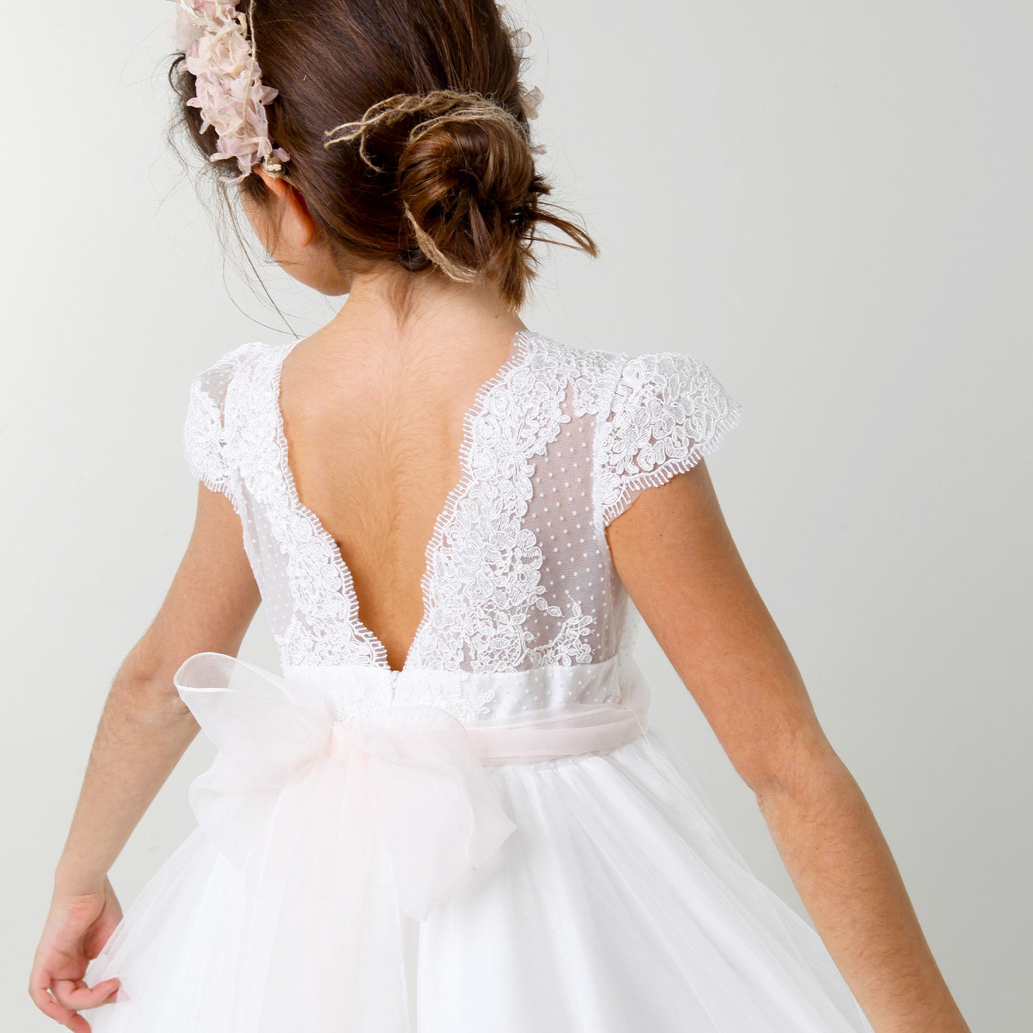 vestito bianco con corpetto in pizzo - annameglio.com abbigliamento moda