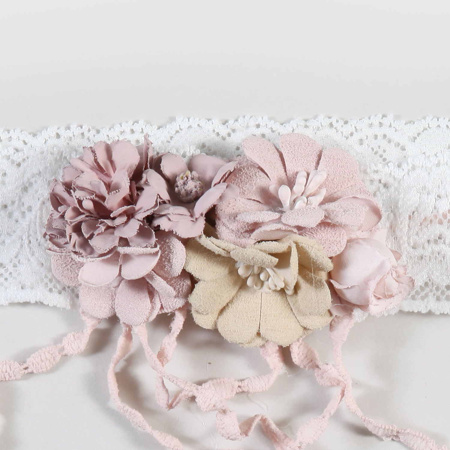 fascetta corona floreale in pizzo - annameglio.com abbigliamento moda