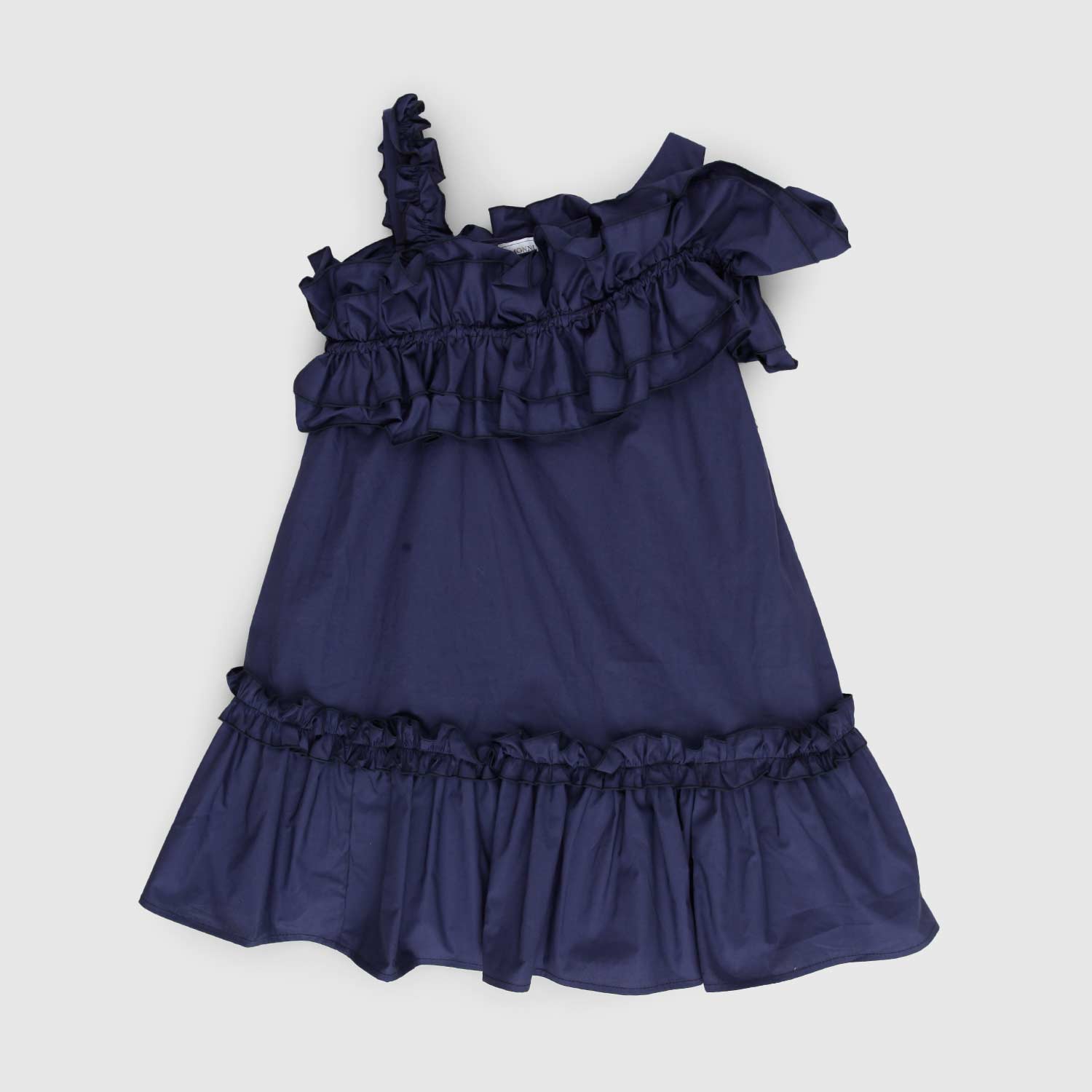 abito monospalla blu bambina - annameglio.com abbigliamento moda
