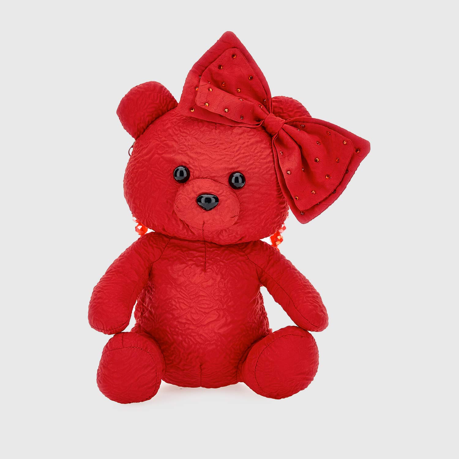 borsetta teddy bear rossa - annameglio.com abbigliamento moda