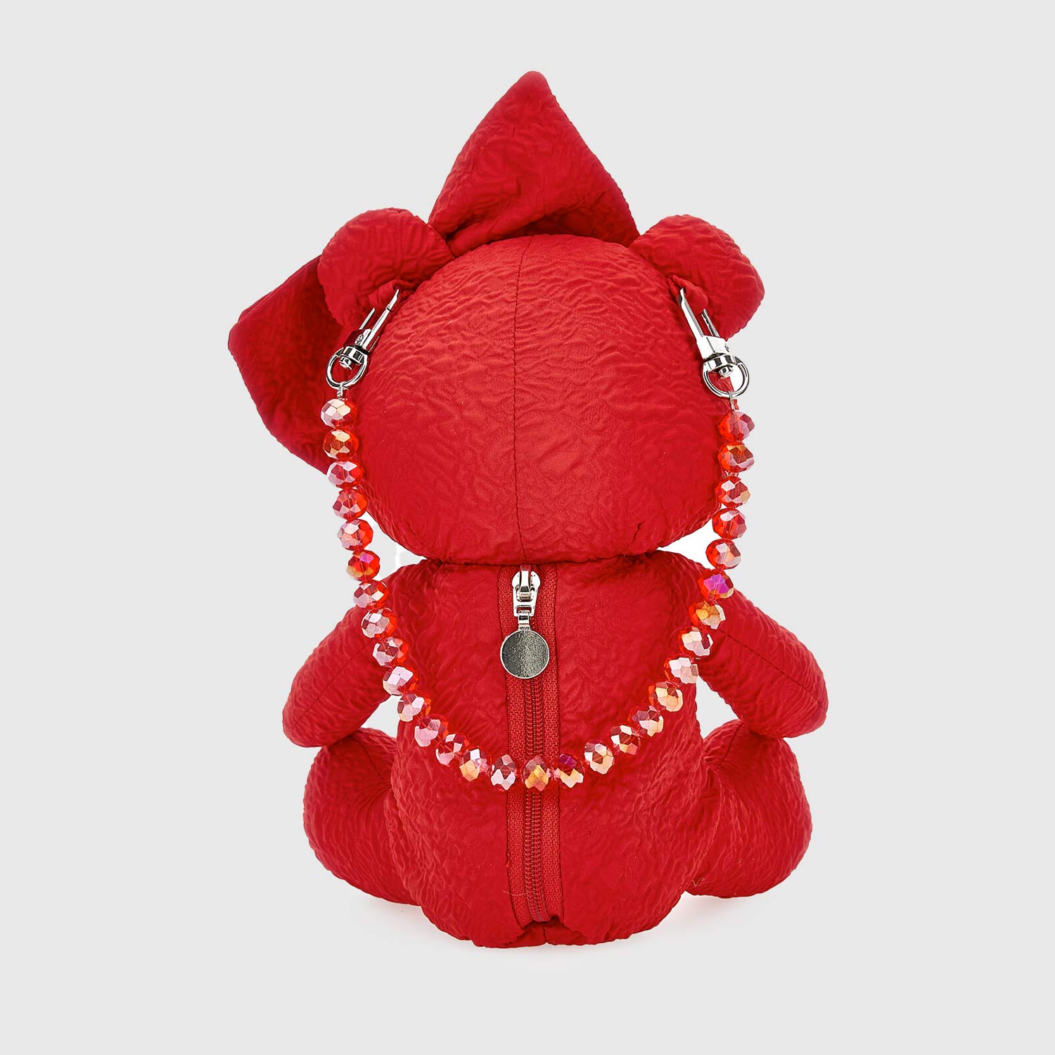 borsetta teddy bear rossa - annameglio.com abbigliamento moda