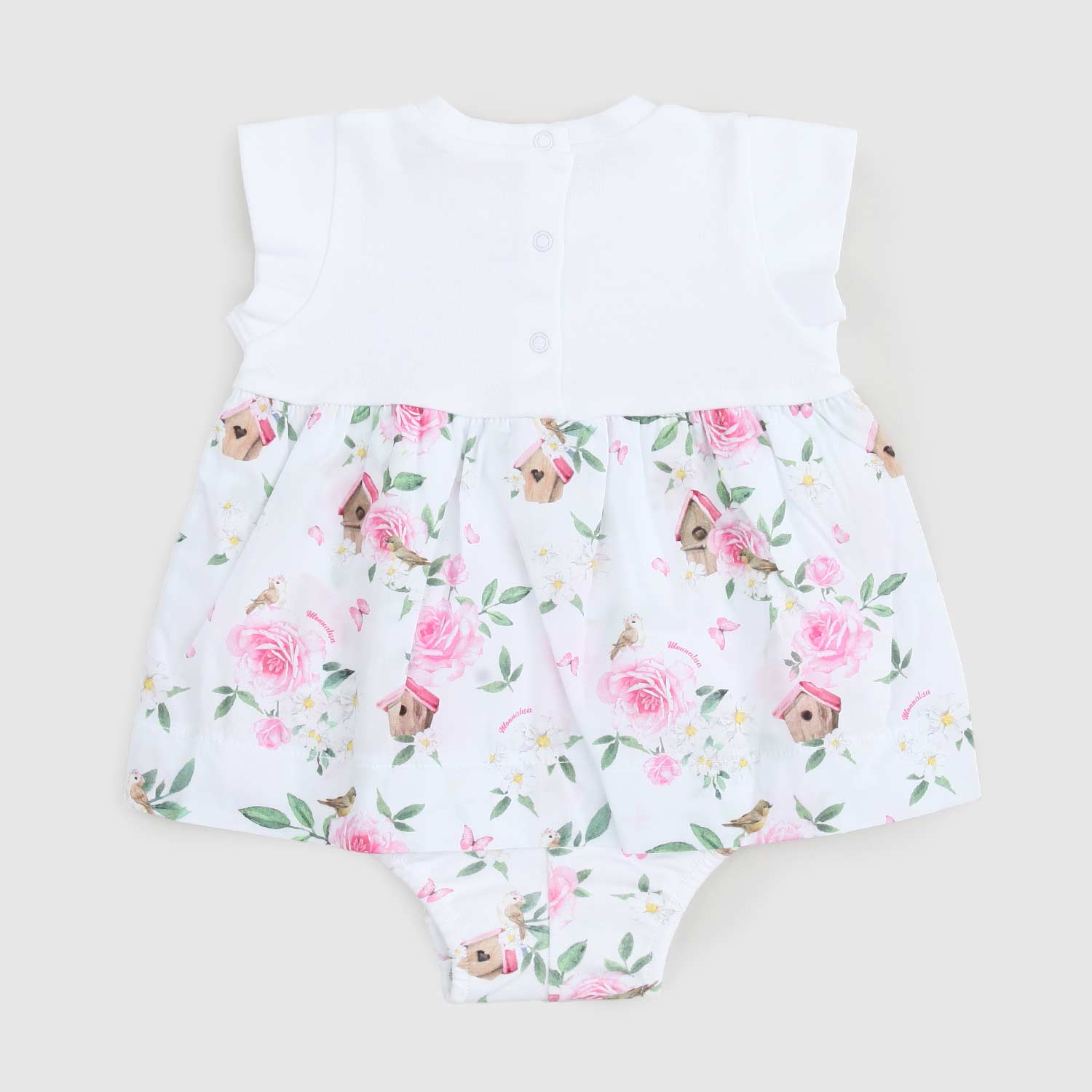 abito neonata bianco con fiori - annameglio.com abbigliamento moda