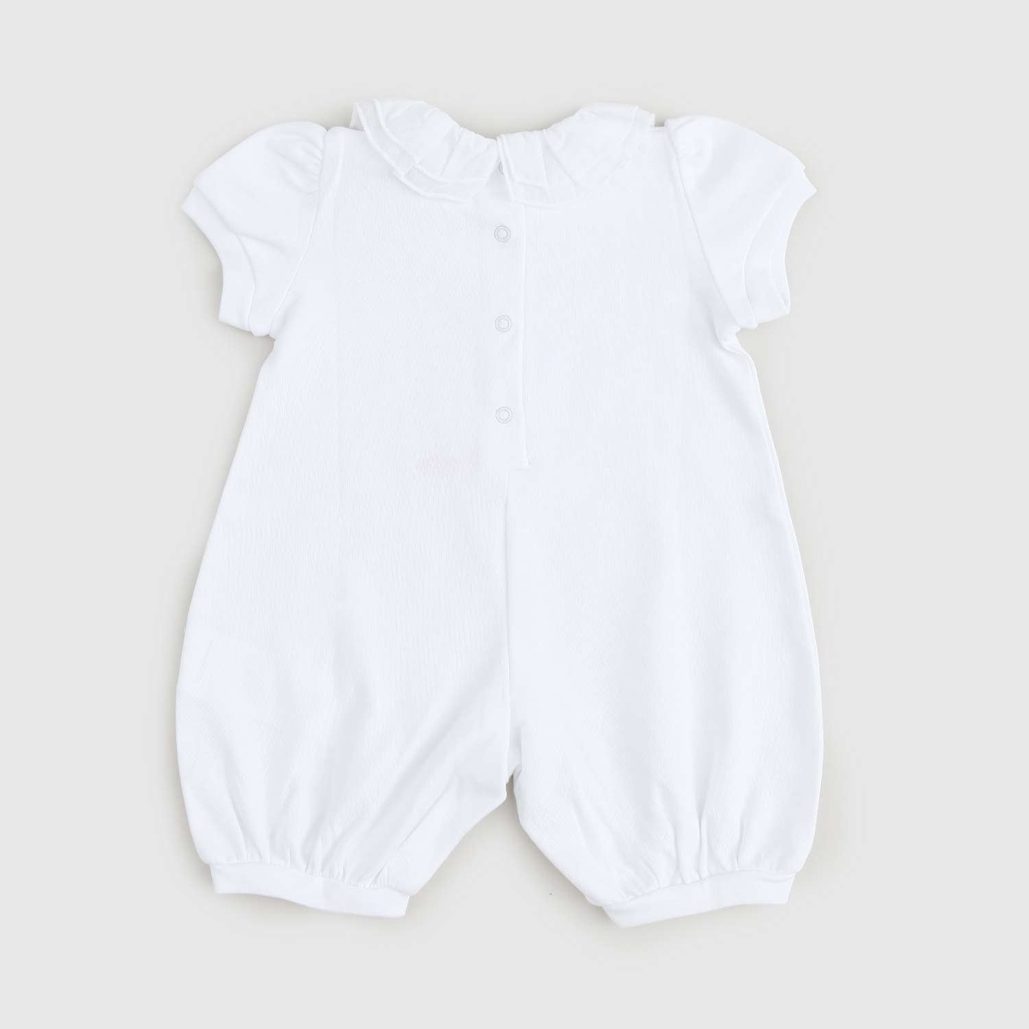 tutina bianca corta orsacchiotto neonata - annameglio.com abbigliamento moda