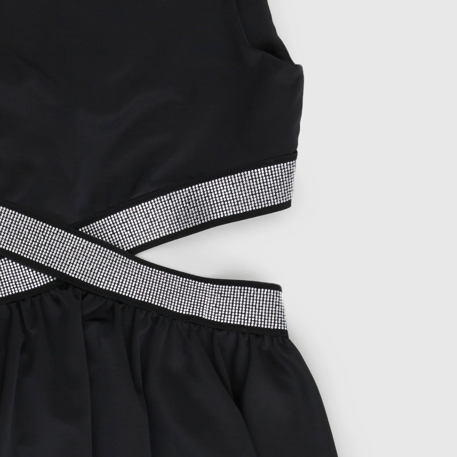 abito nero con brillantini bambina - annameglio.com abbigliamento moda