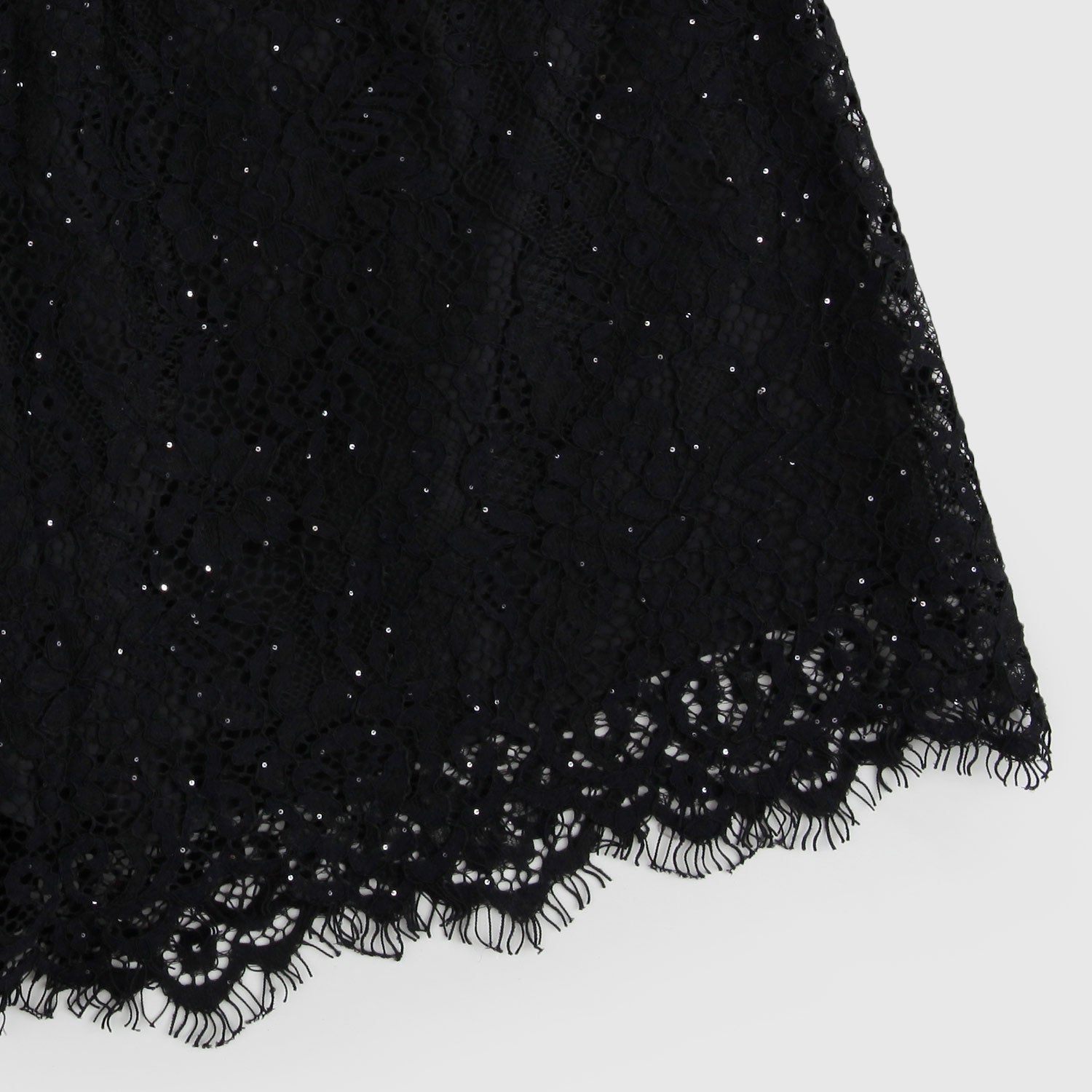 pantaloncino nero in pizzo ragazza - annameglio.com abbigliamento moda