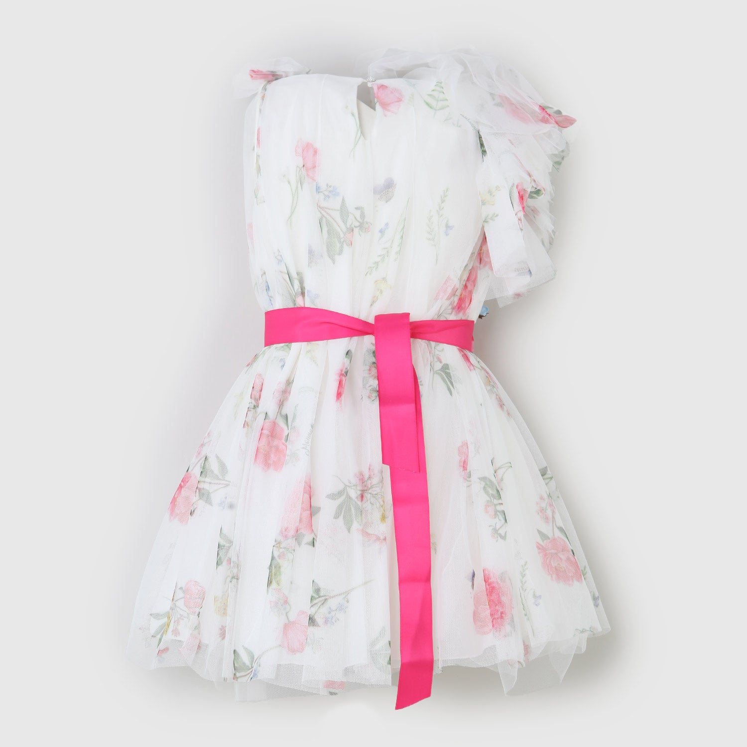 abito bianco con volant bambina - annameglio.com abbigliamento moda