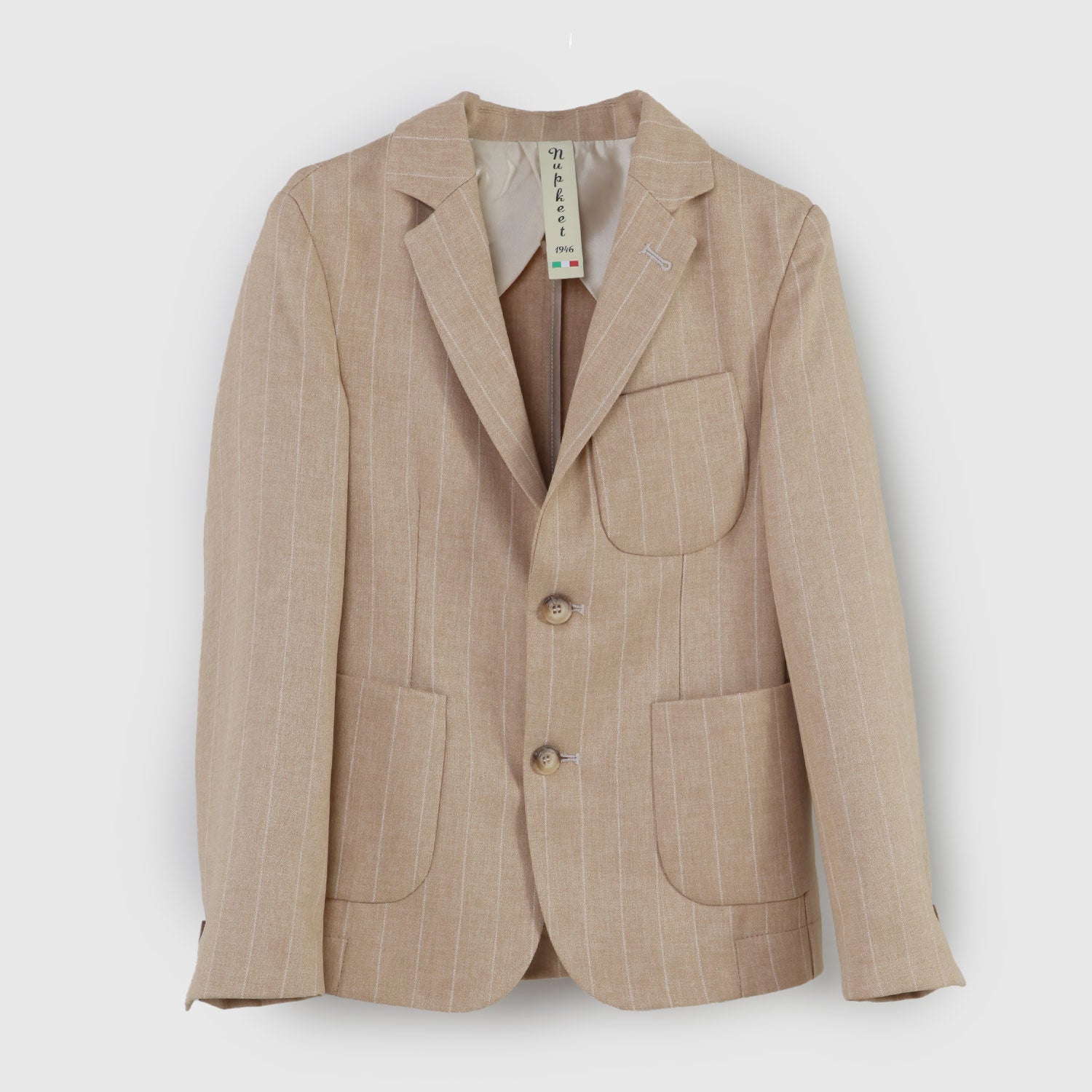 giacca beige a righe bambino e ragazzo - annameglio.com abbigliamento moda