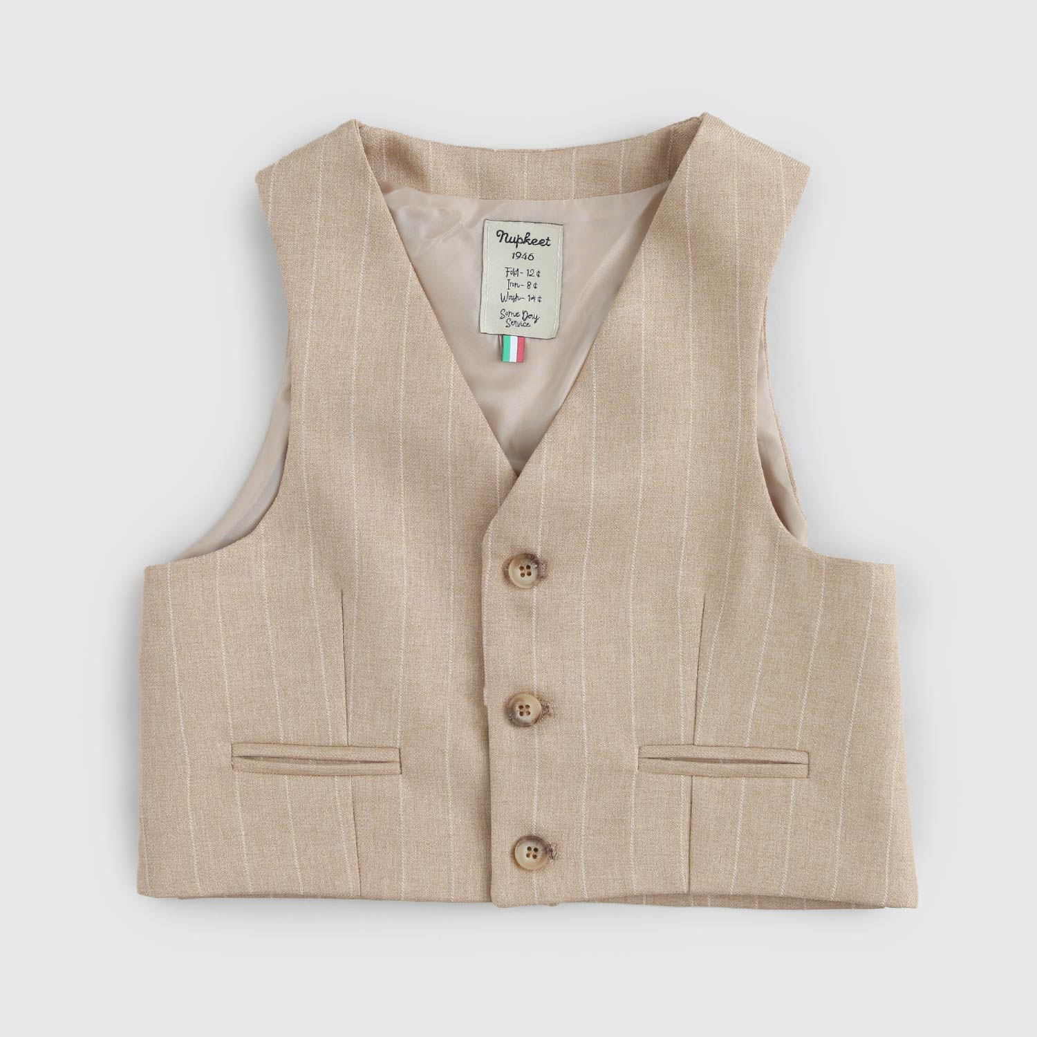 gilet a righe beige - annameglio.com abbigliamento moda
