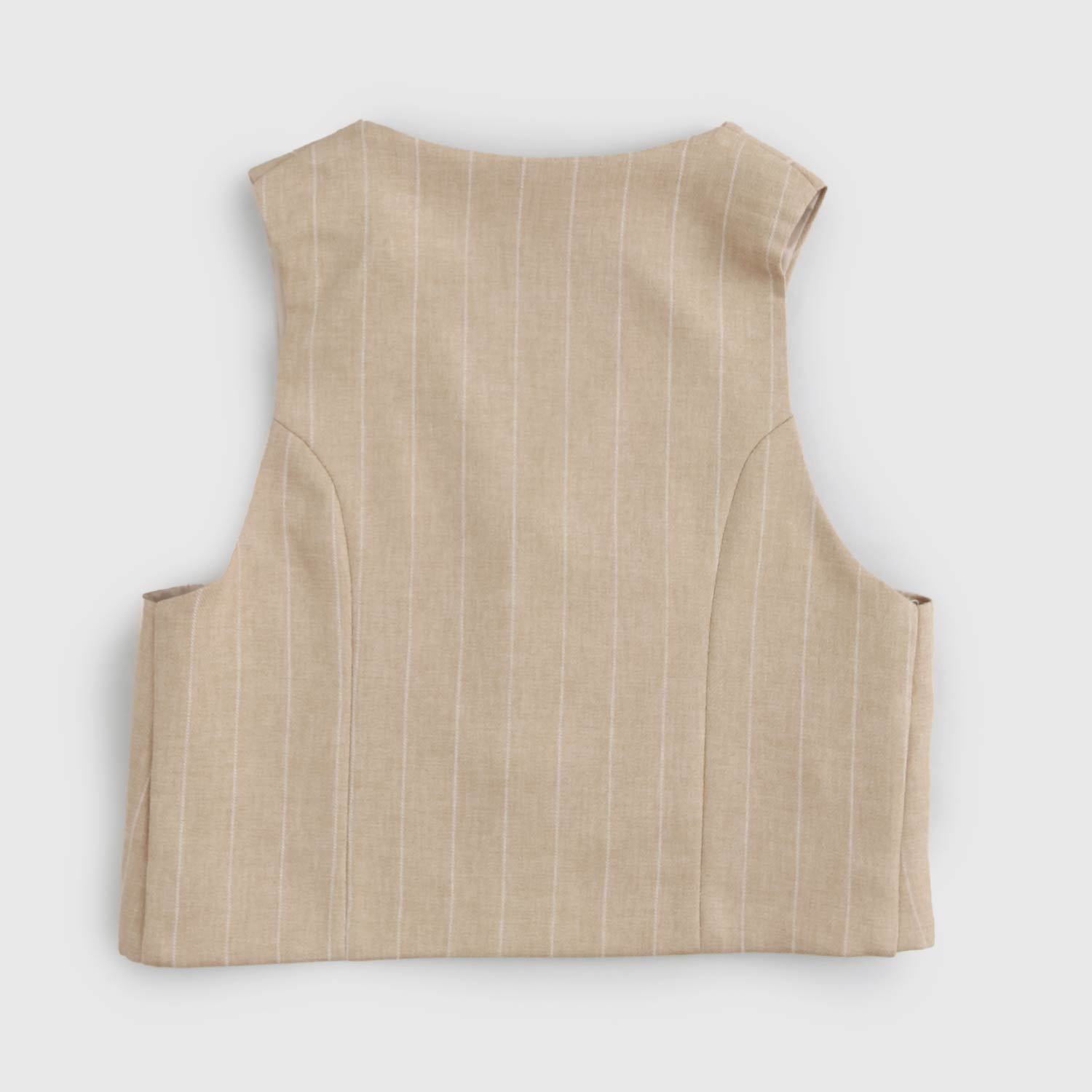 gilet a righe beige - annameglio.com abbigliamento moda