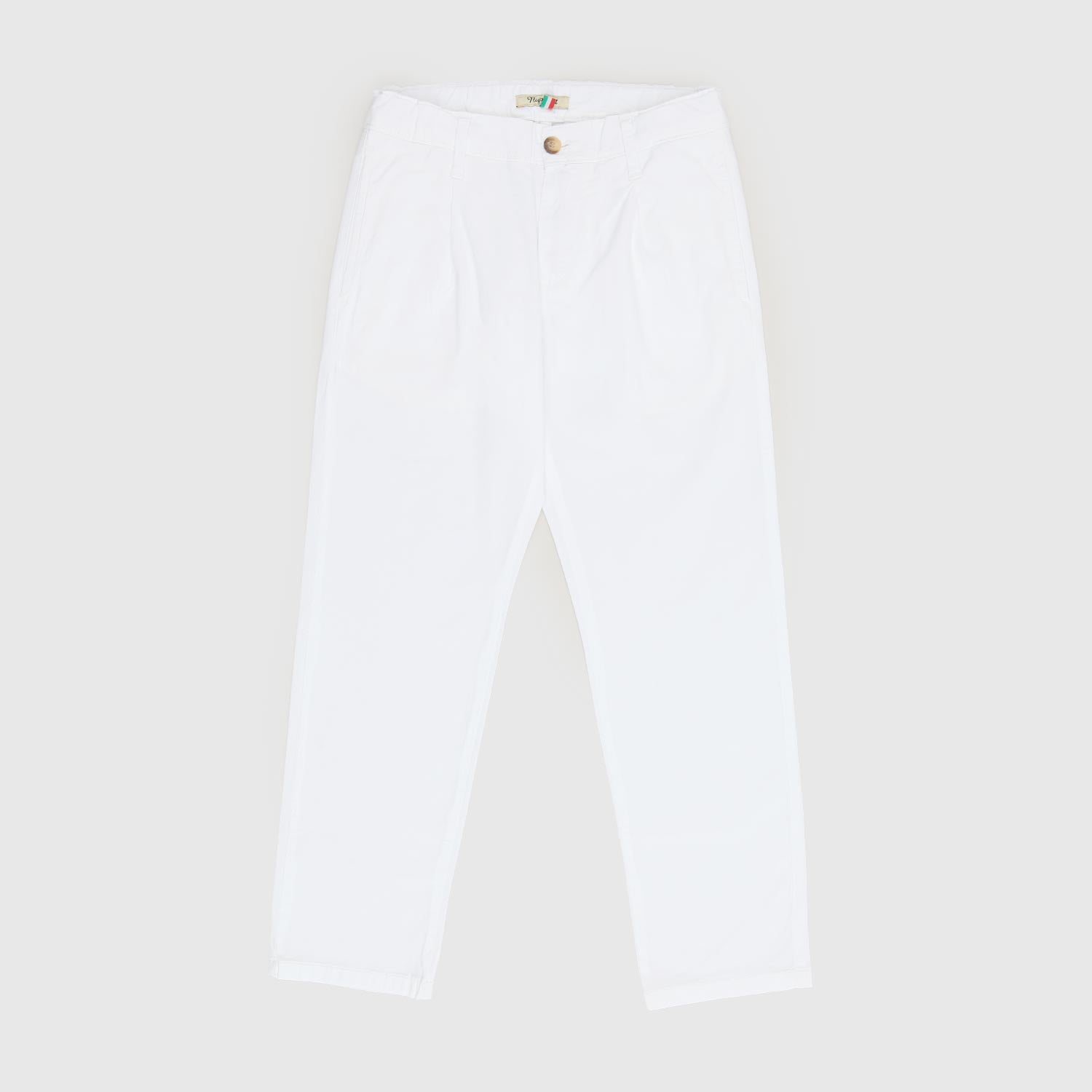 pantalone lungo bianco ragazzo - annameglio.com abbigliamento moda