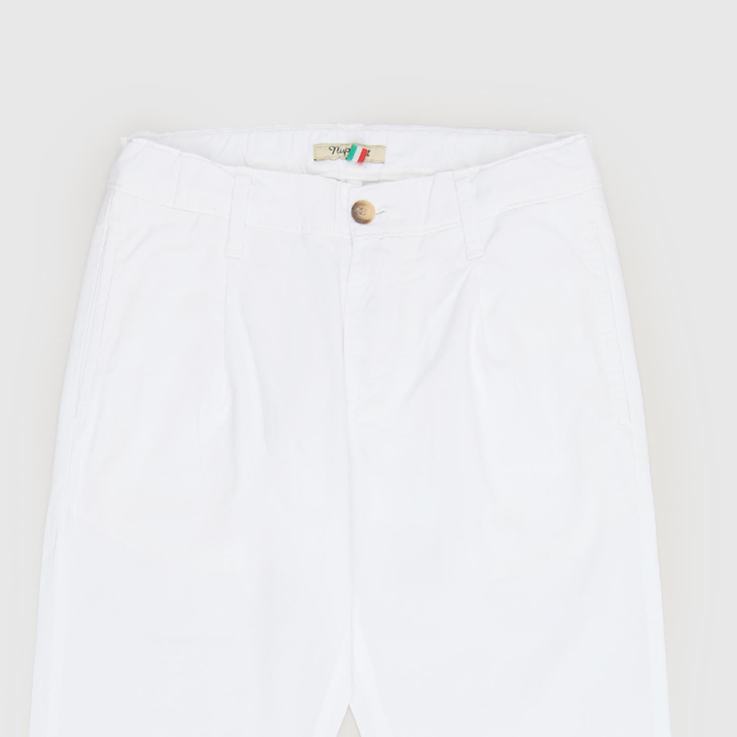 pantalone lungo bianco ragazzo - annameglio.com abbigliamento moda