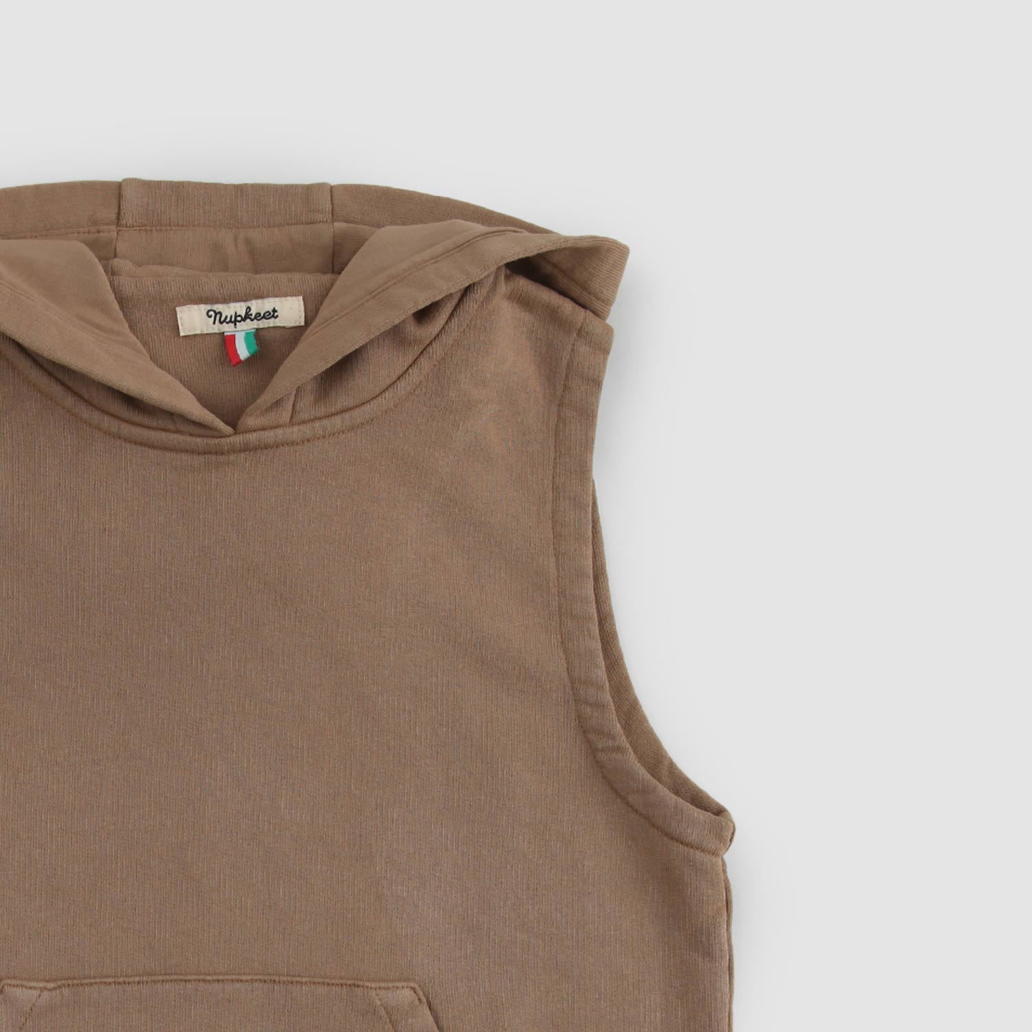 felpa gilet marrone ragazzo - annameglio.com abbigliamento moda