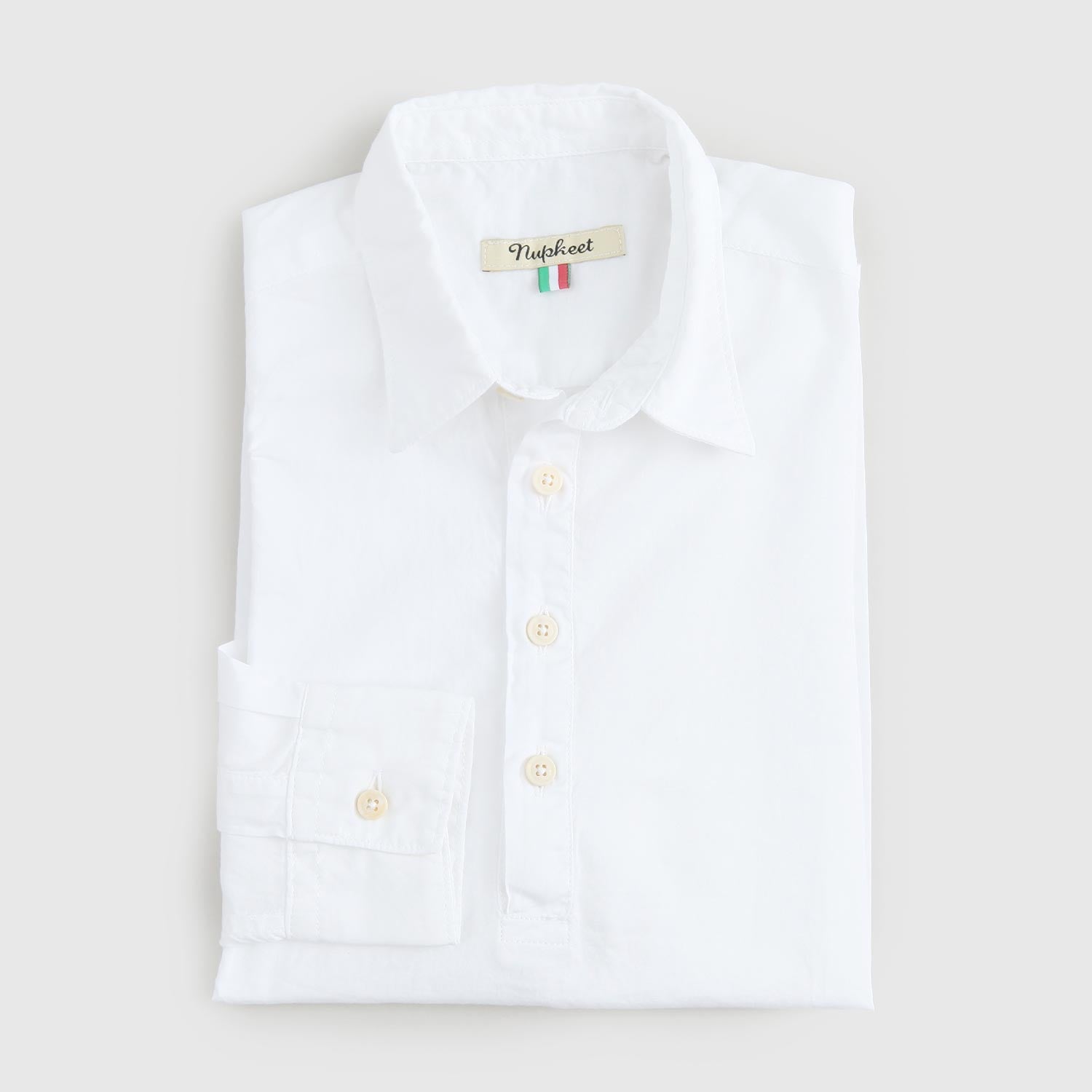 camicia t-shirt bianca in cotone - annameglio.com abbigliamento moda