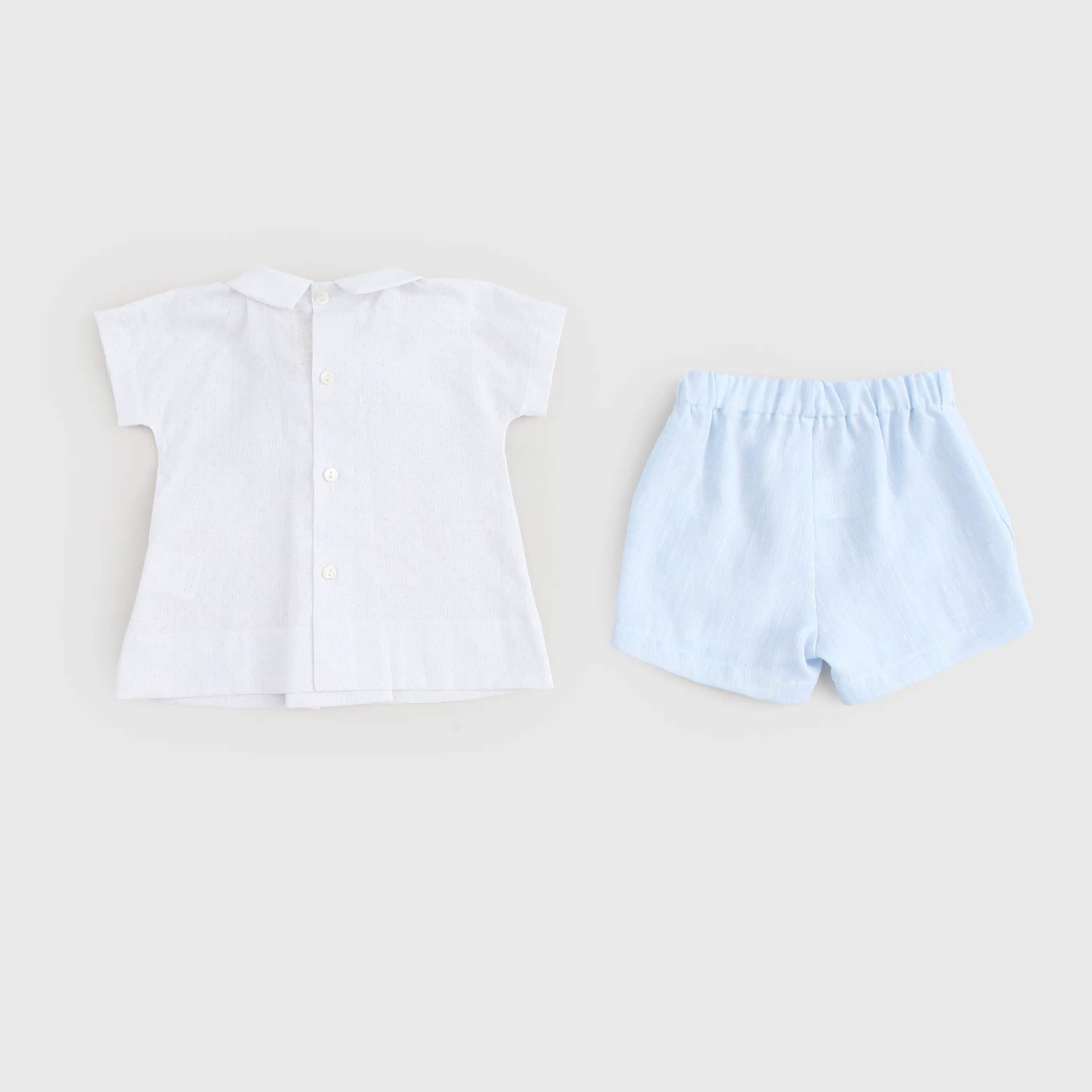 competo camicia pantaloncino neonato - annameglio.com abbigliamento moda