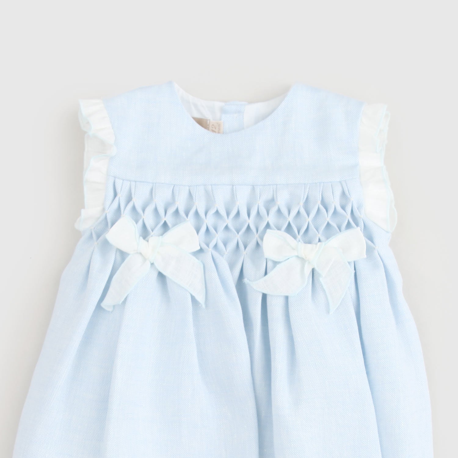 vestito azzurro smanicato neonata - annameglio.com abbigliamento moda