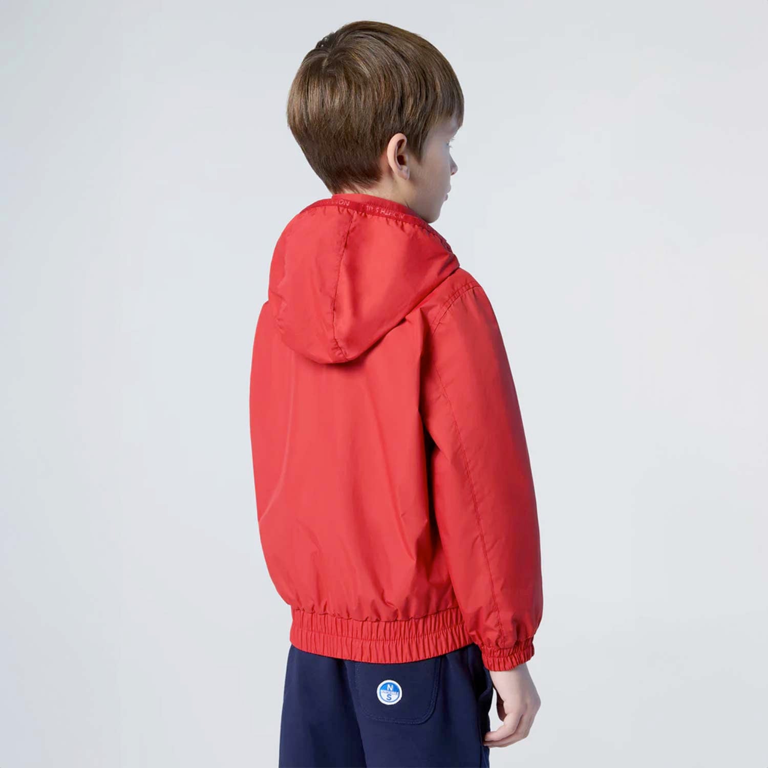 Giacca Sailor rossa in taslan riciclato - annameglio.com abbigliamento moda