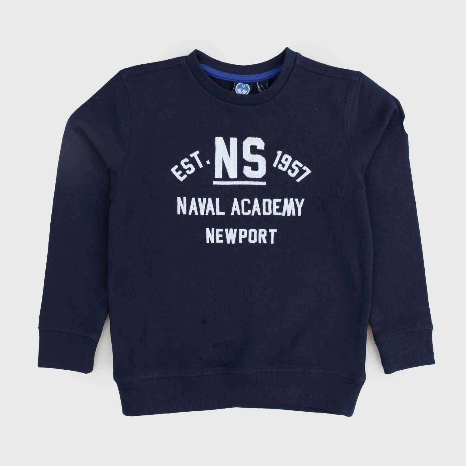 Felpa blu stile college - annameglio.com abbigliamento moda