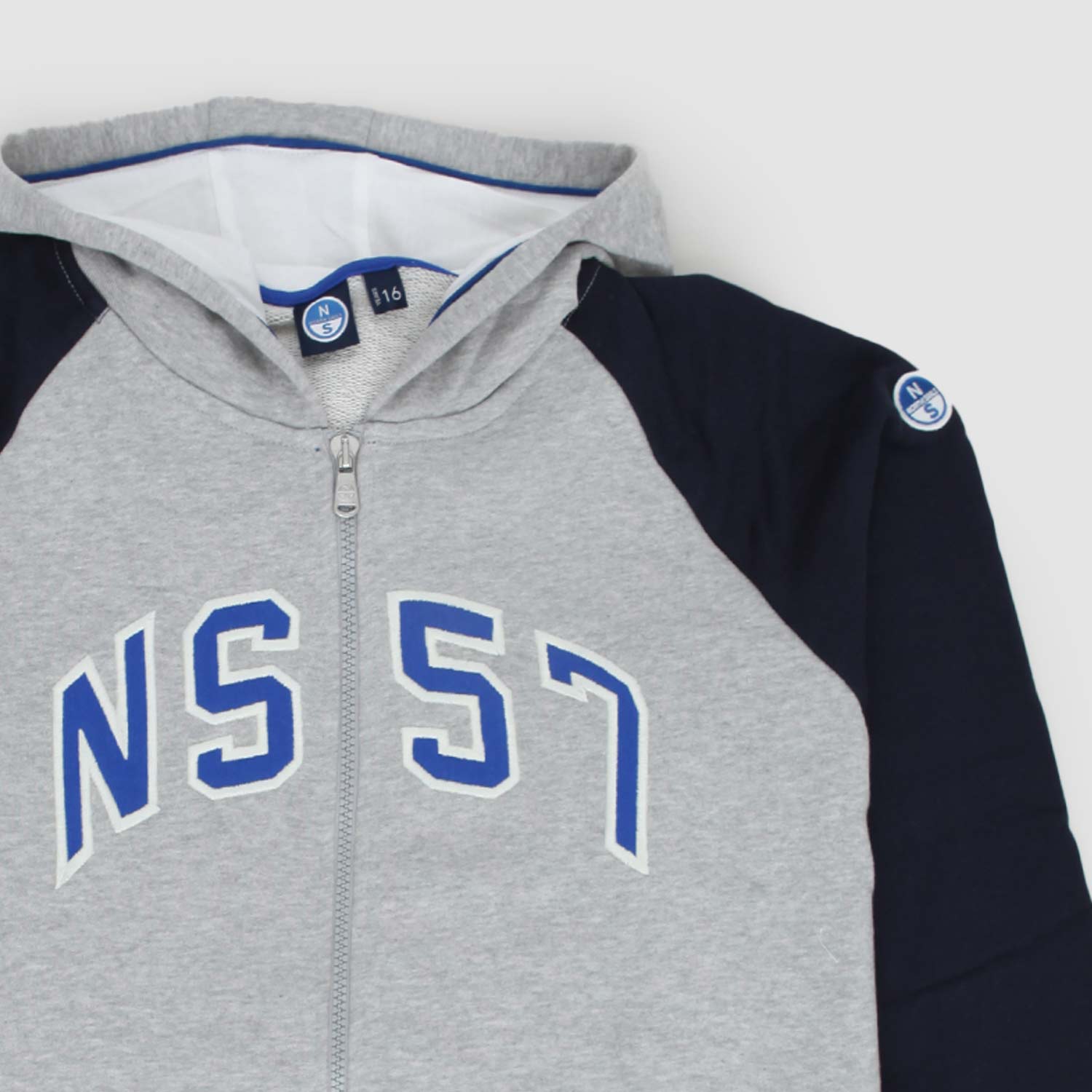 Felpa varsity con zip e cappuccio - annameglio.com abbigliamento moda