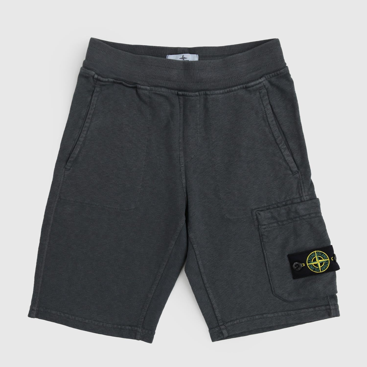 bermuda grigio con patch ragazzo - annameglio.com abbigliamento moda