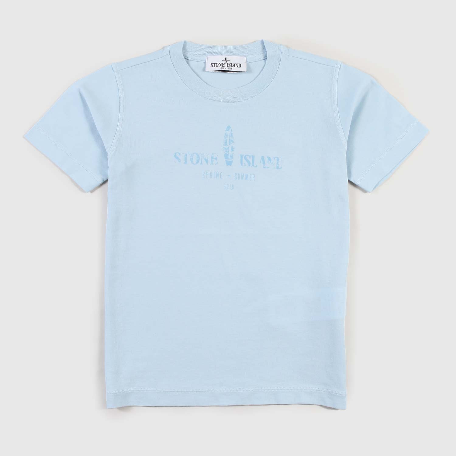 T-shirt celeste con stampe ragazzo - annameglio.com abbigliamento moda